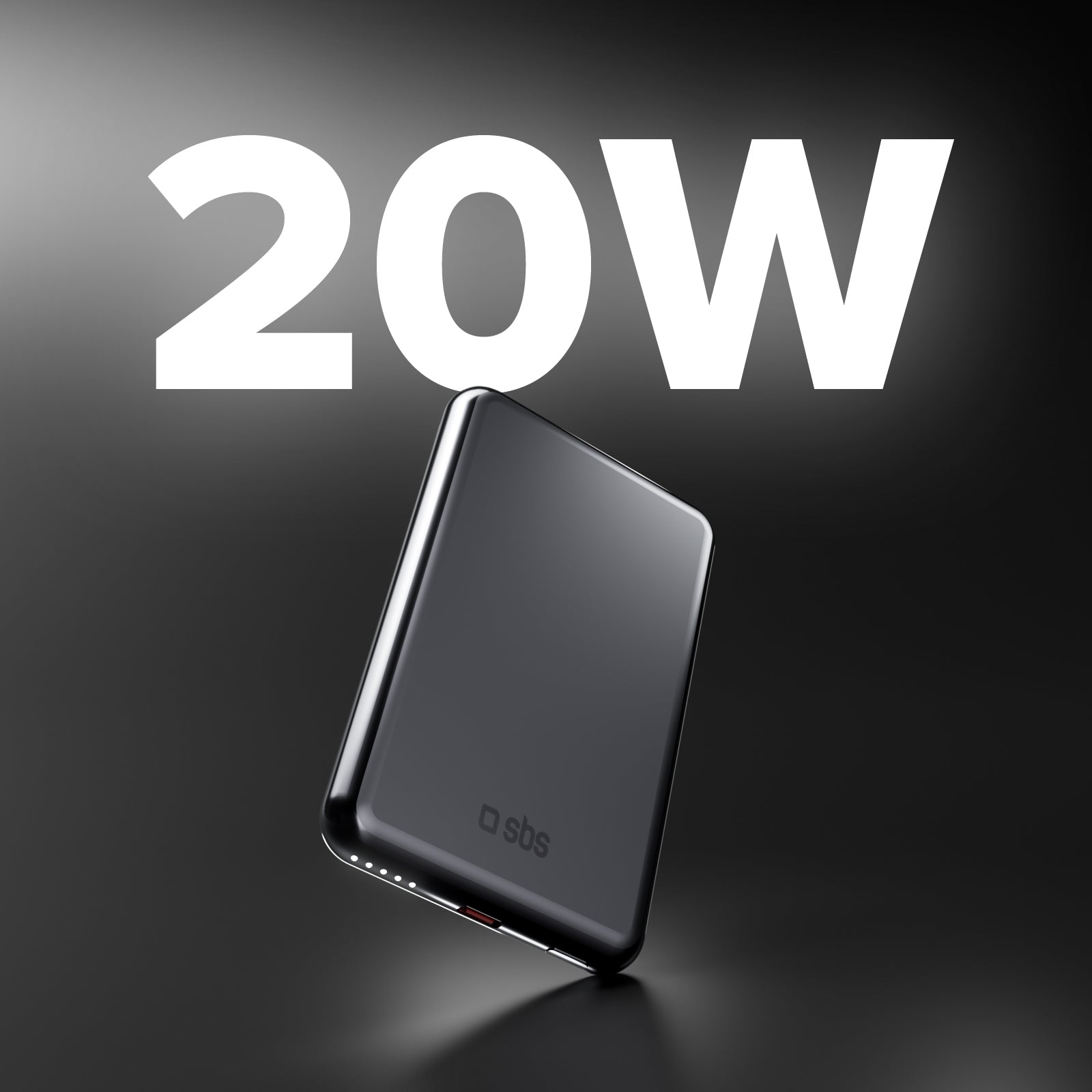 Magnetische Wireless-Powerbank 5000 mAh mit 20W Power Delivery, Aluminium, MagSafe-kompatibel