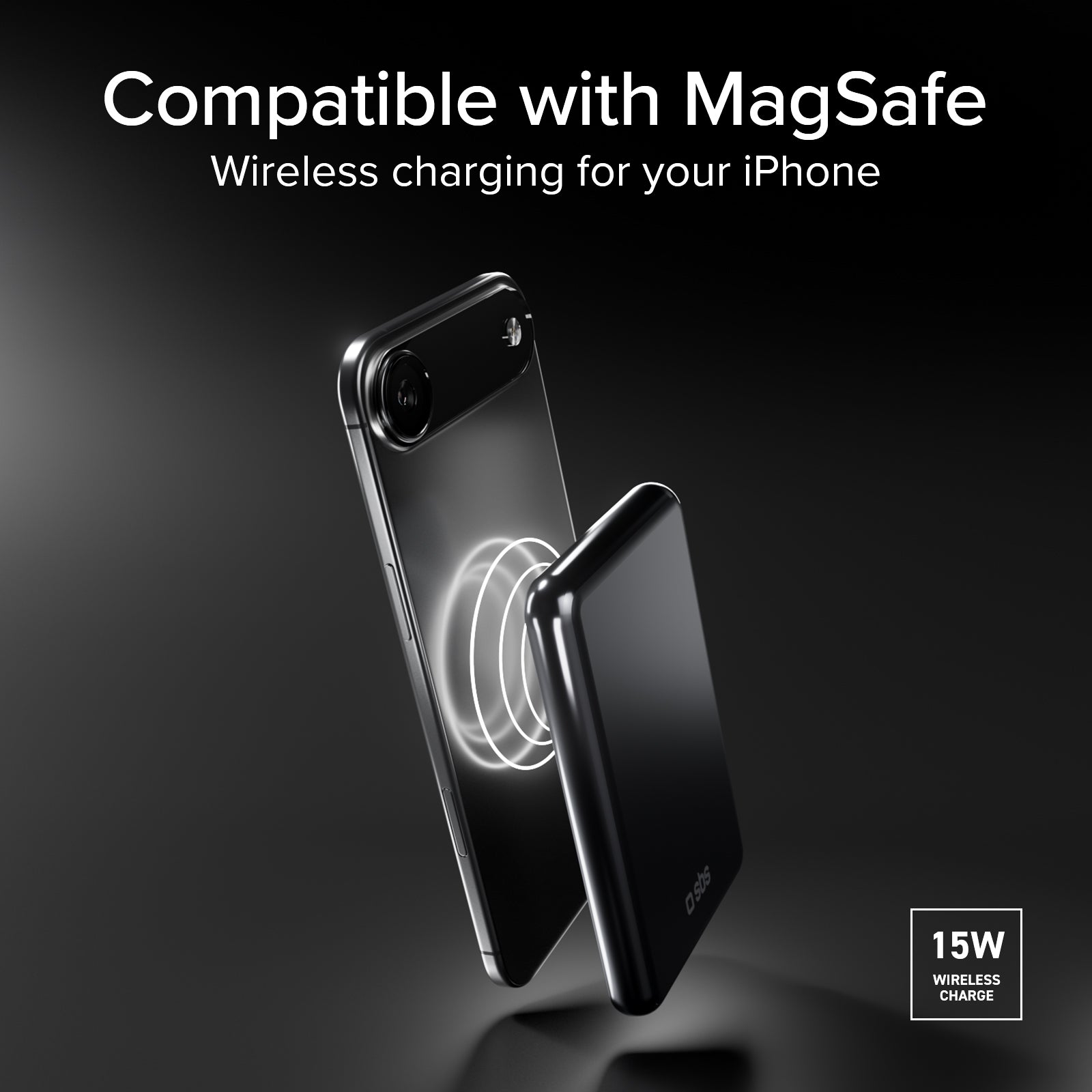 Magnetische Wireless-Powerbank 5000 mAh mit 20W Power Delivery, Aluminium, MagSafe-kompatibel