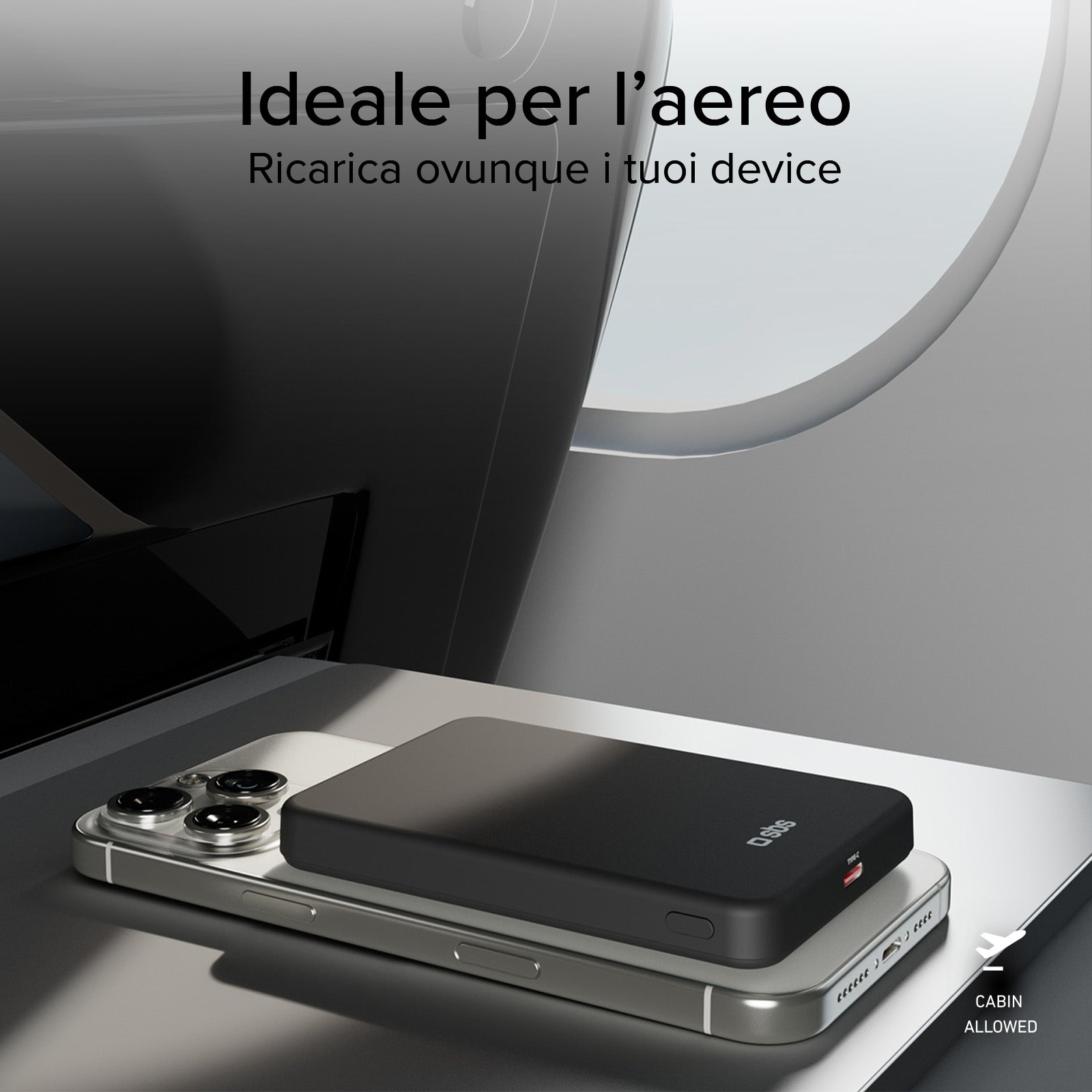 5000 mAh MagSafe-compatible Mag Power Bank Qi2