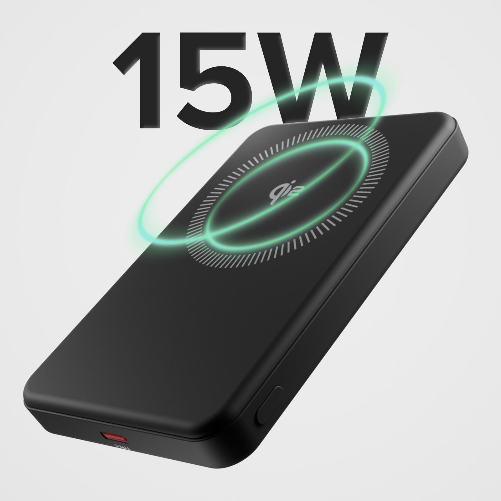 5000 mAh MagSafe-compatible Mag Power Bank Qi2