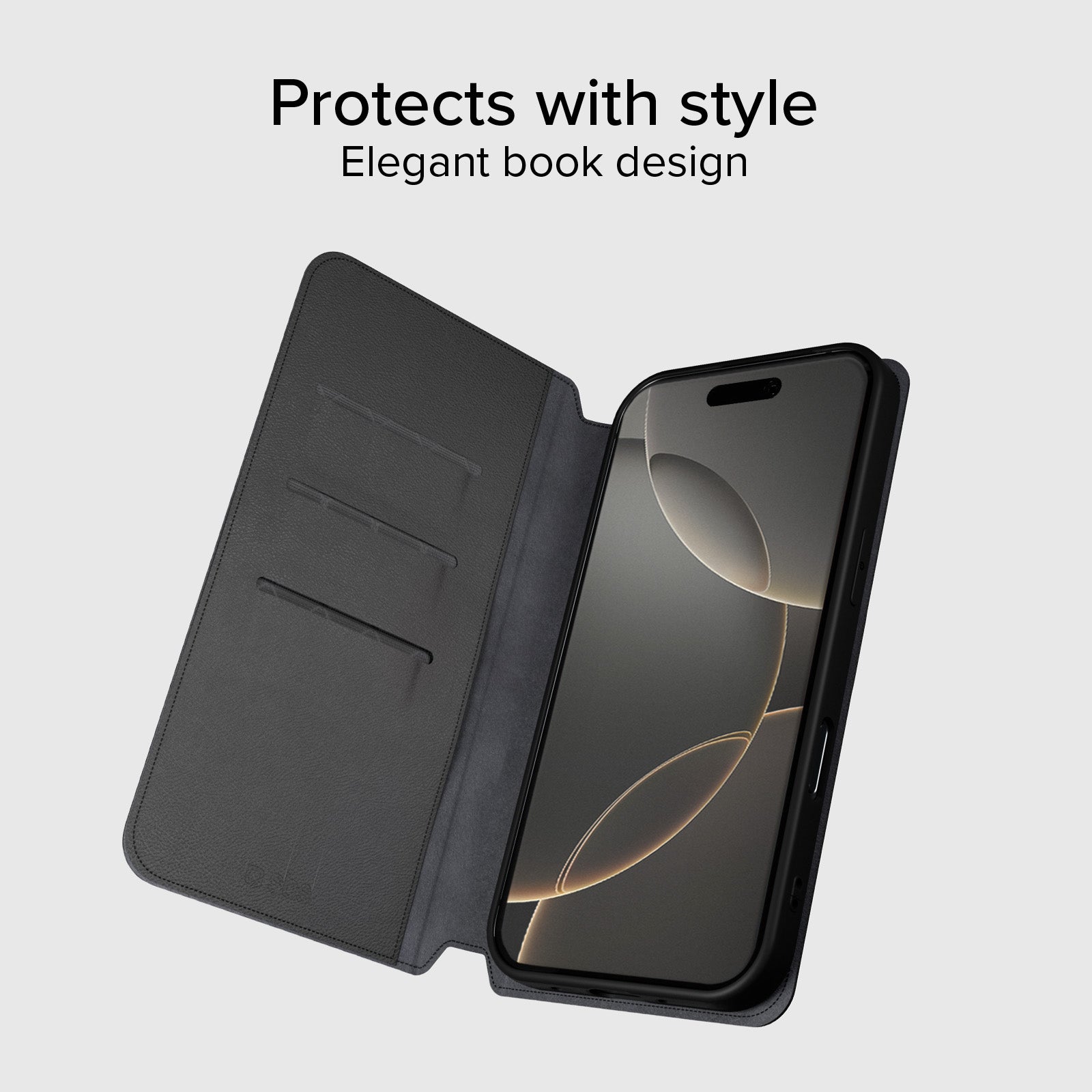 Funda tipo libro compatible con MagSafe para iPhone 16 Plus