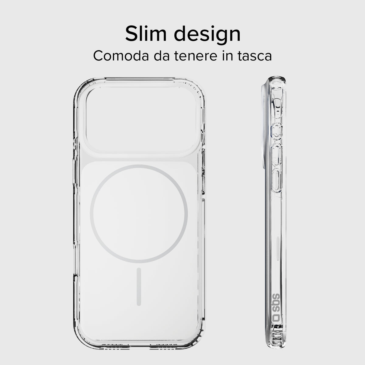 MagSafe compatible magnetic case with shockproof corners for iPhone 18 Pro/17 Pro