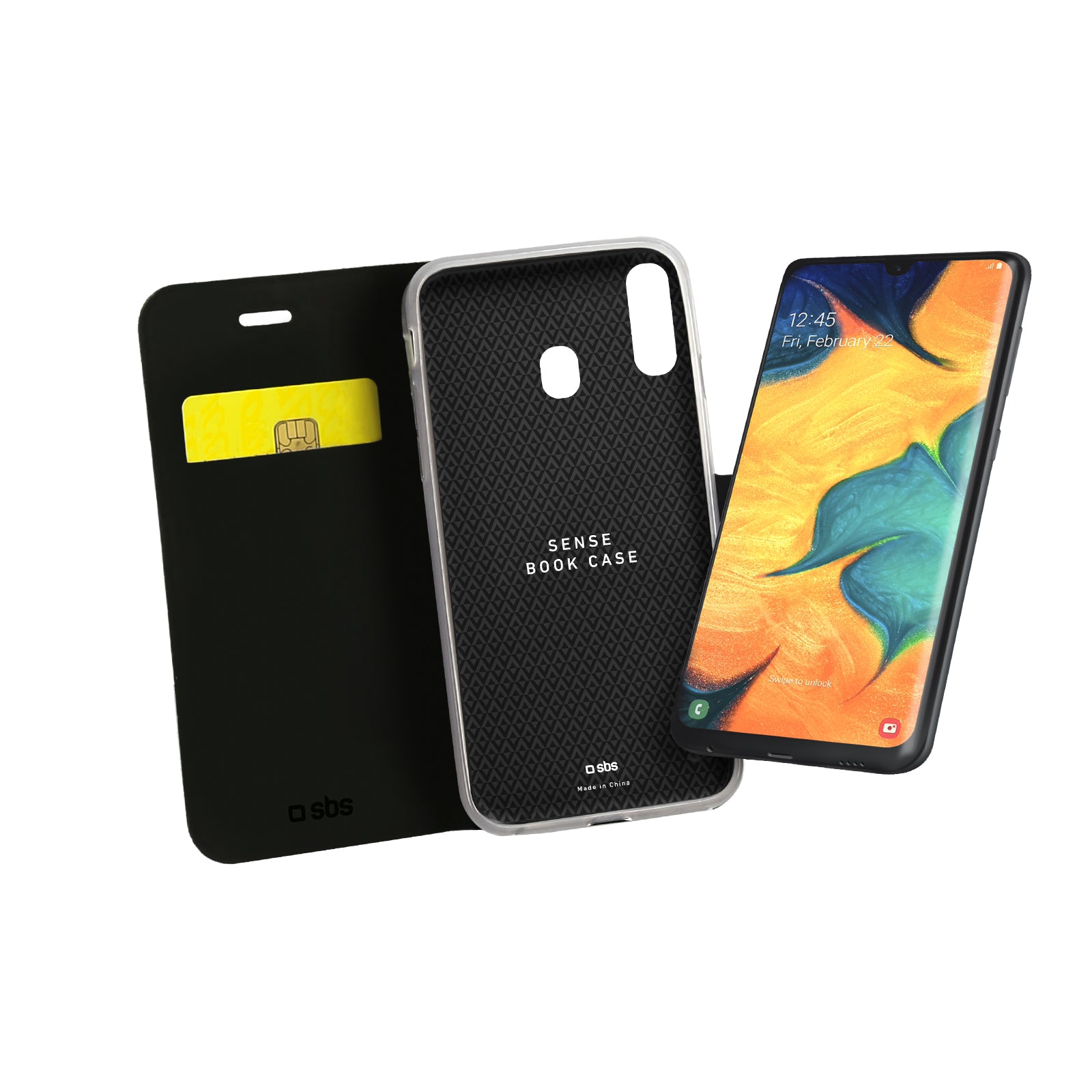 Custodia Book Sense per Samsung Galaxy A20/A30