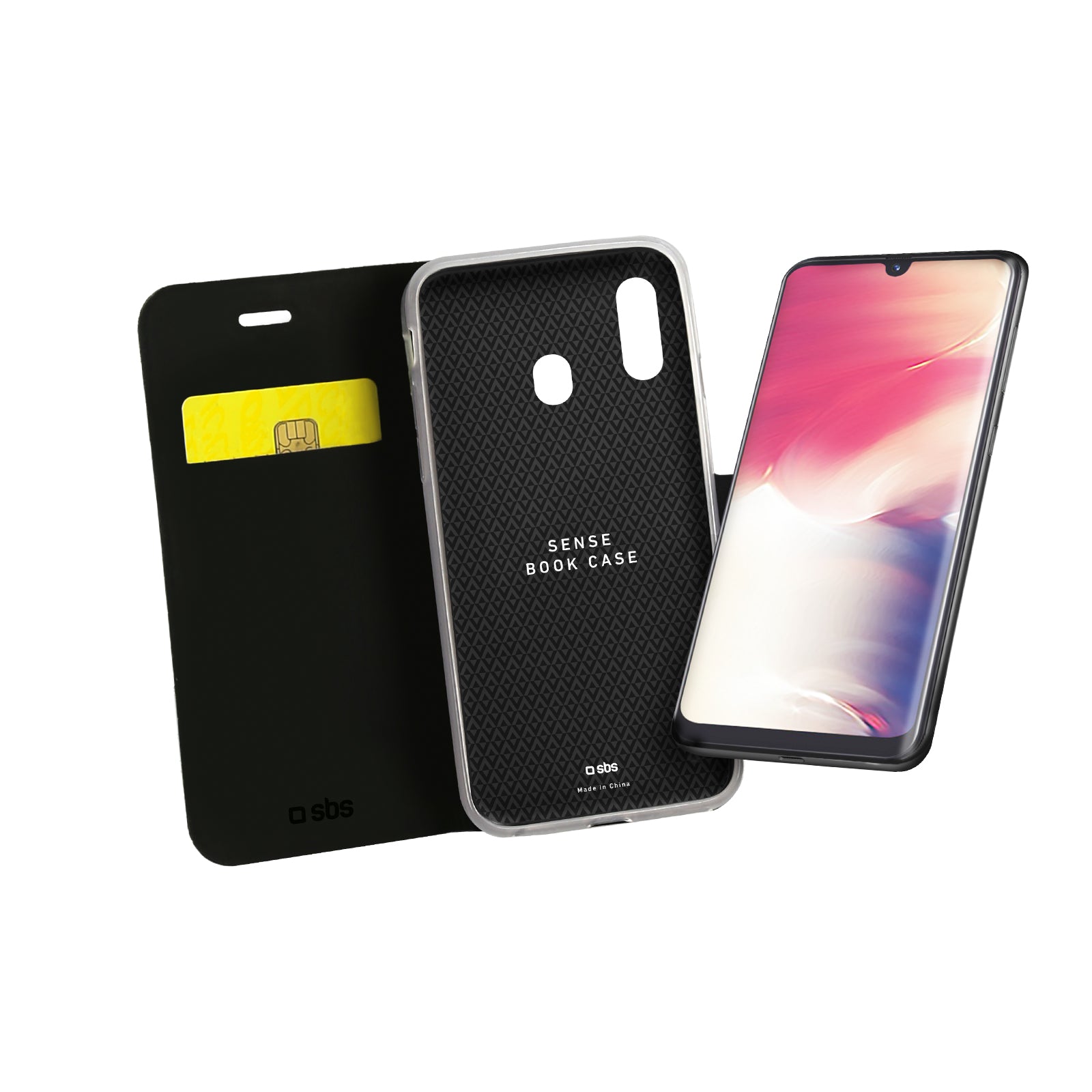 Custodia Book Sense per Samsung Galaxy A40