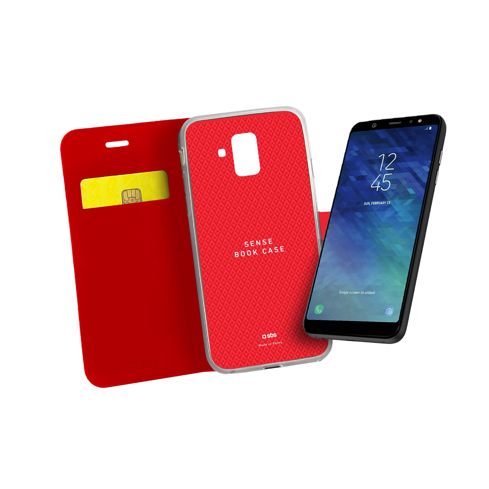 Custodia Book Sense per Samsung Galaxy A6