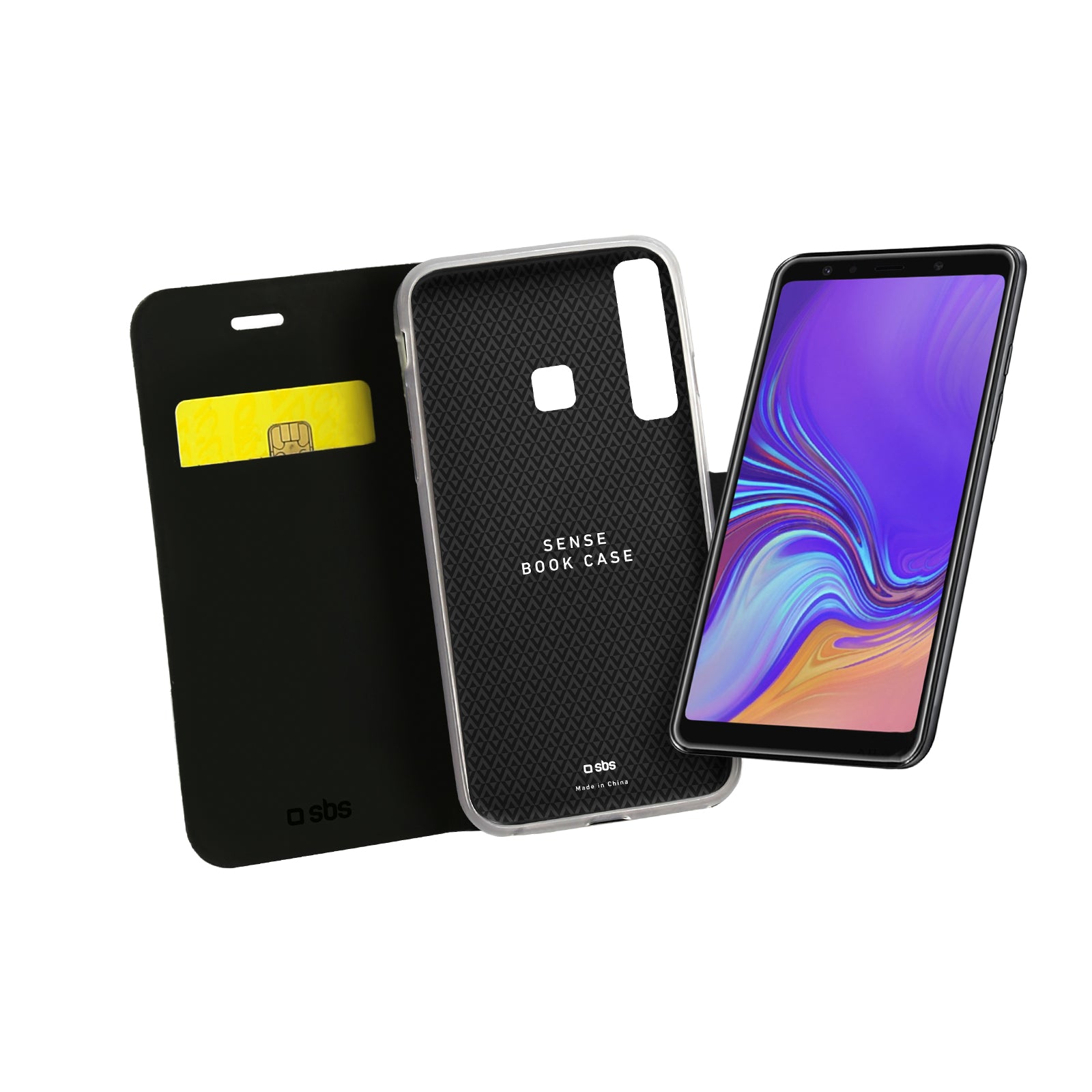 Custodia Book Sense per Samsung Galaxy A9 2018