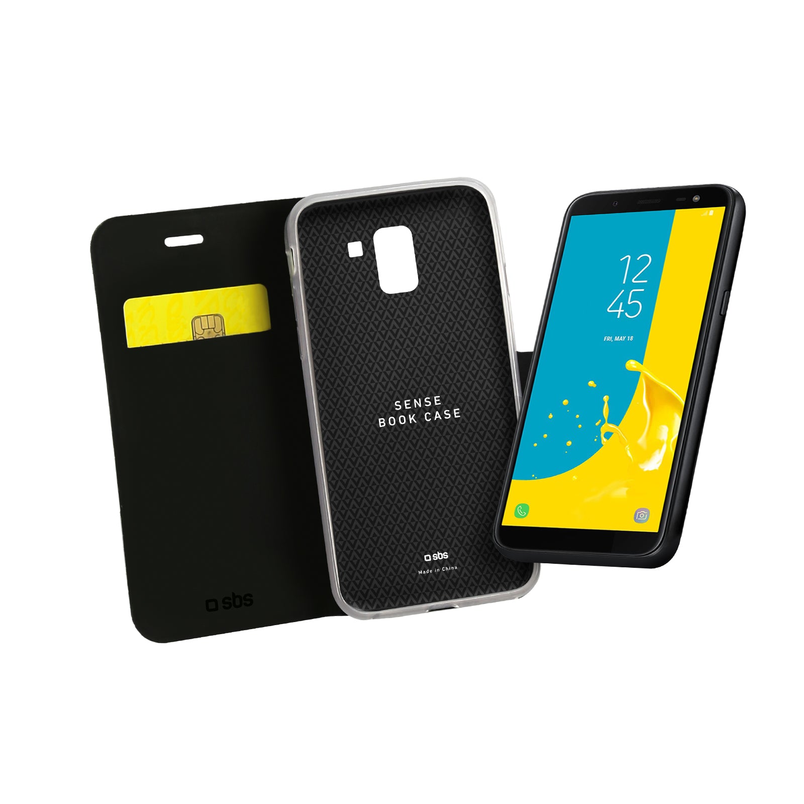 Custodia Book Sense per Samsung Galaxy J6