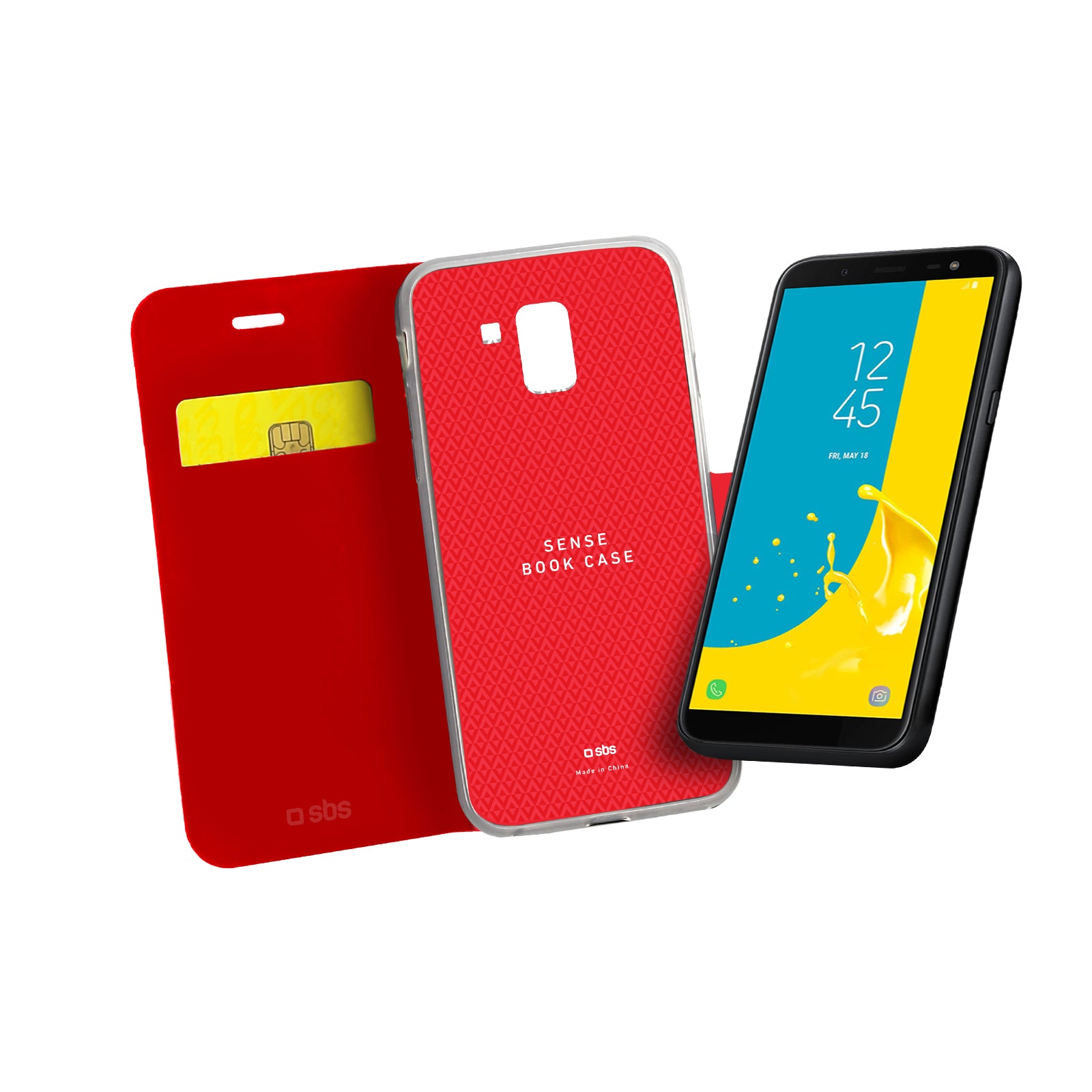 Custodia Book Sense per Samsung Galaxy J6