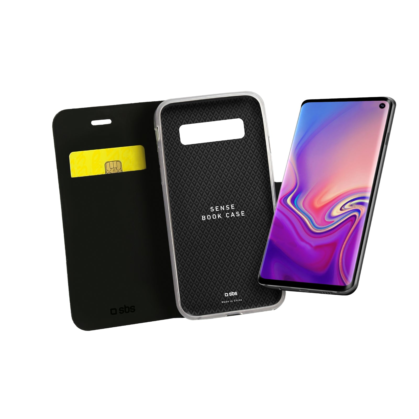 Custodia Book Sense per Samsung Galaxy S10