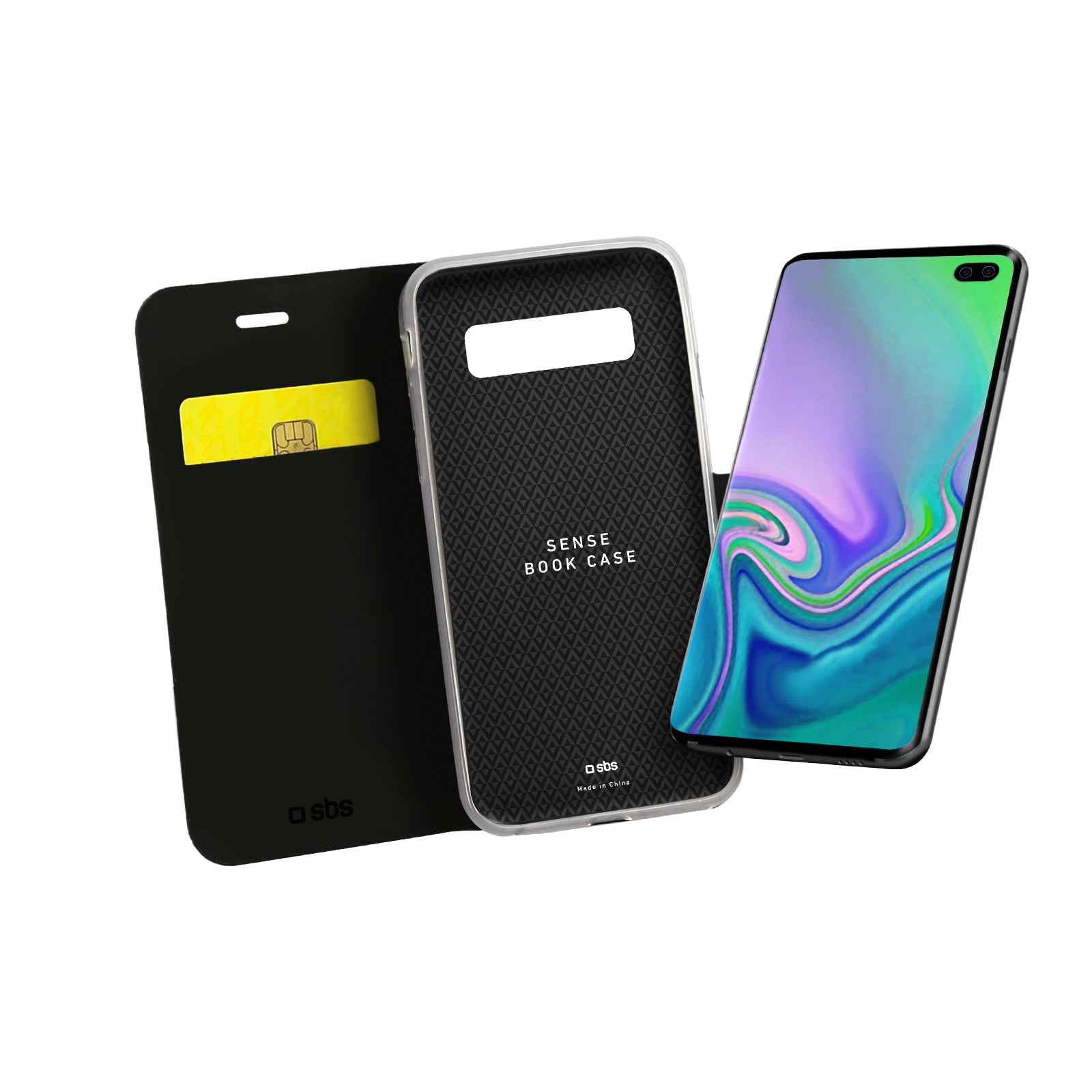 Custodia Book Sense per Samsung Galaxy S10+