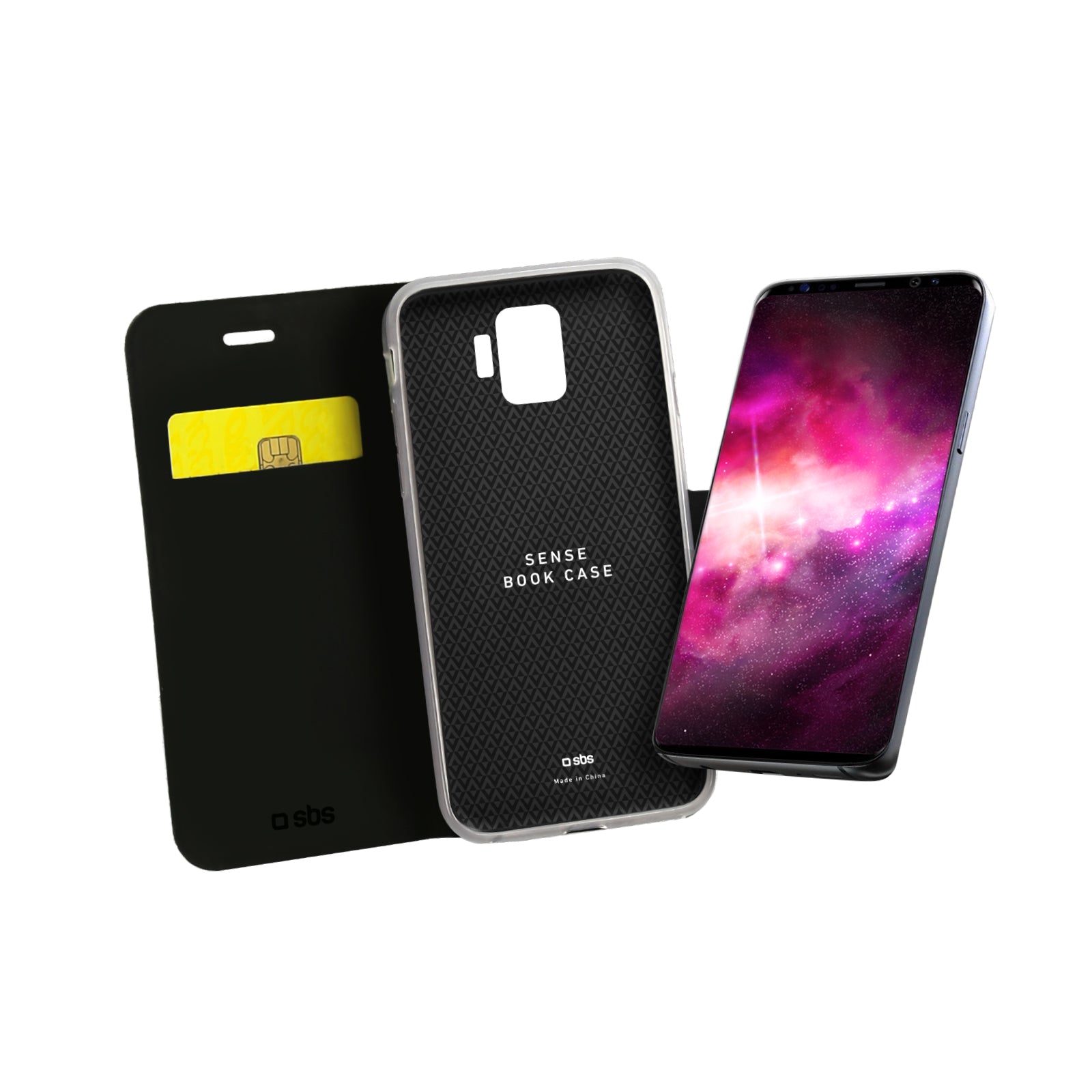 Custodia Book Sense per Samsung Galaxy S9