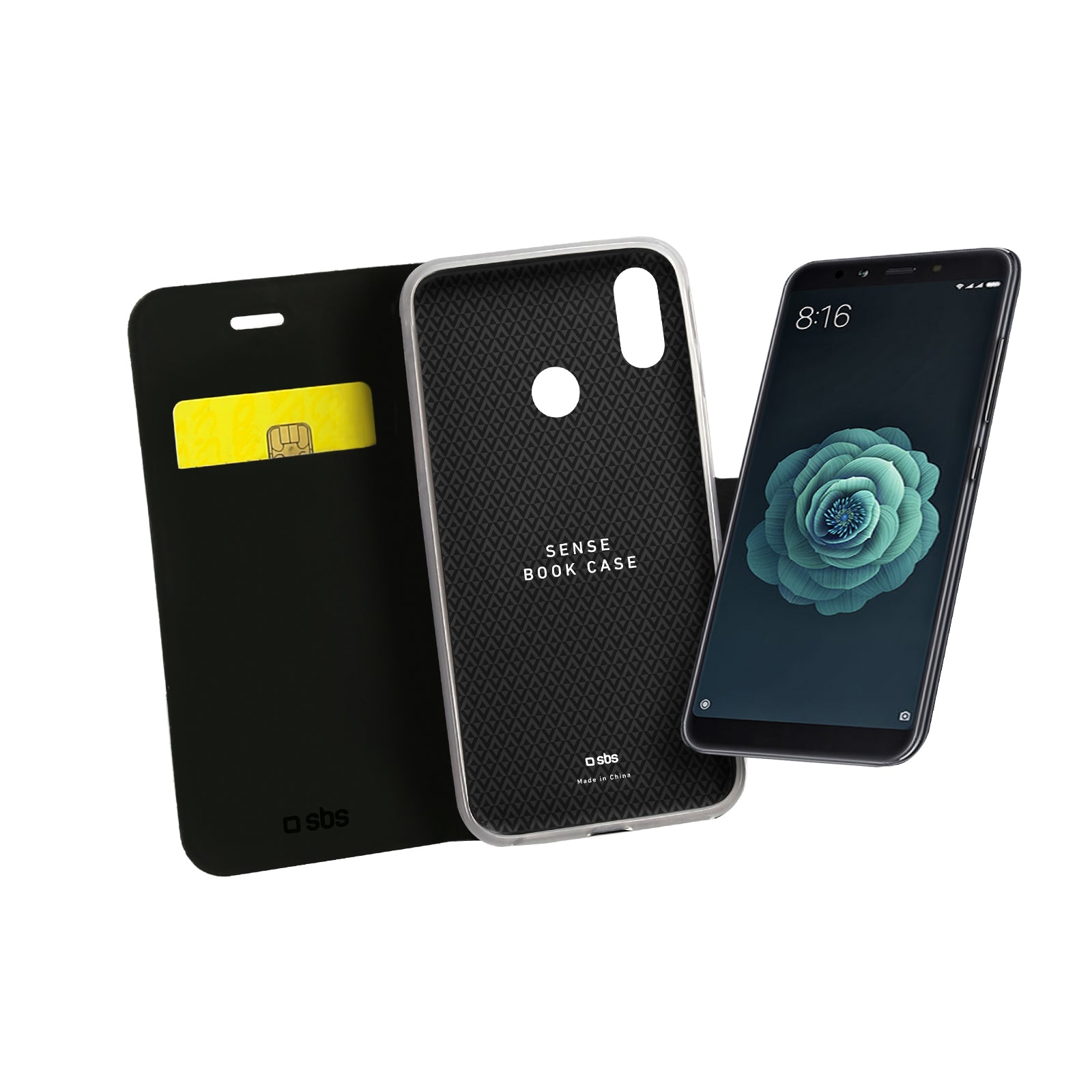 Custodia Book Sense per Xiaomi Mi A2