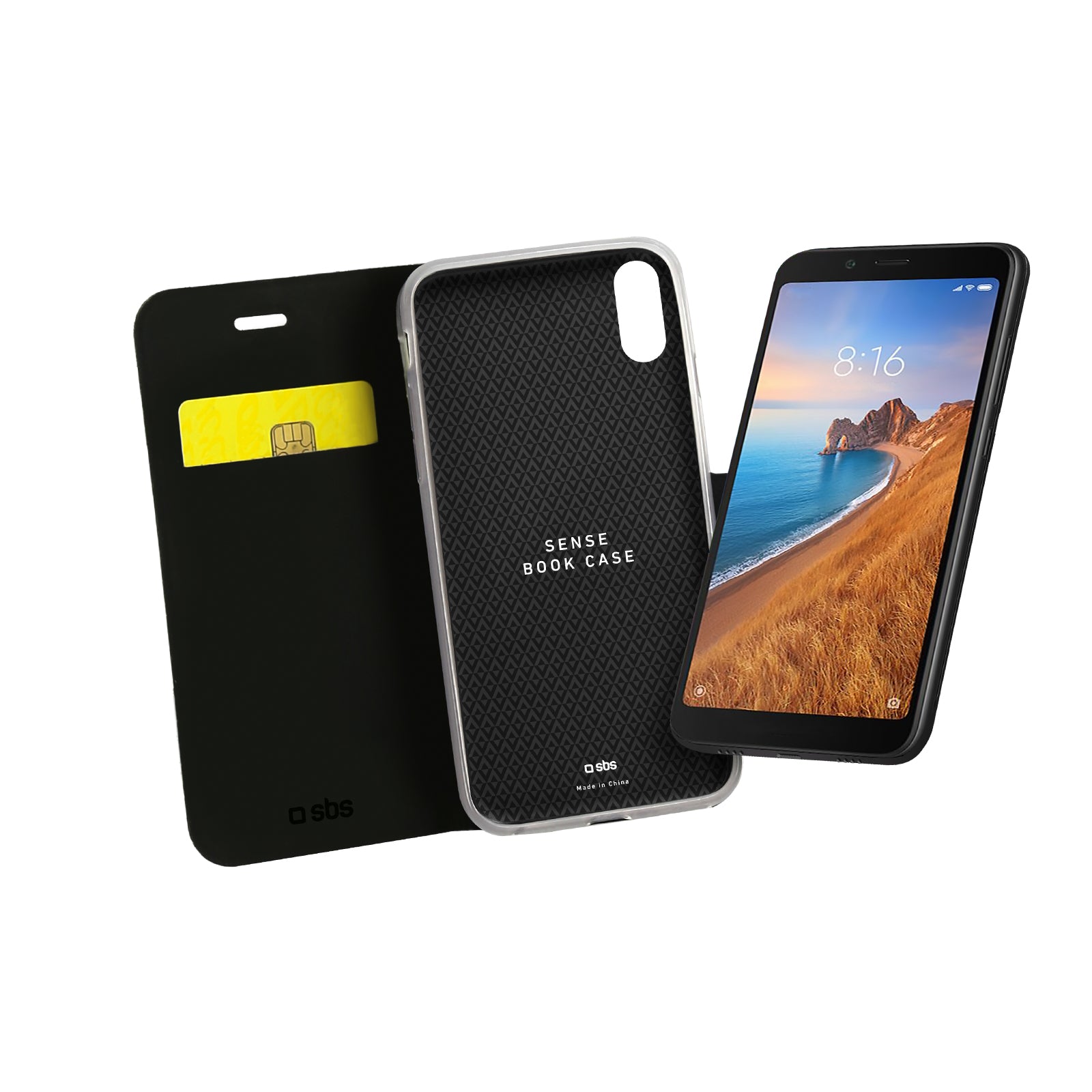 Custodia Book Sense per Xiaomi Redmi 7A