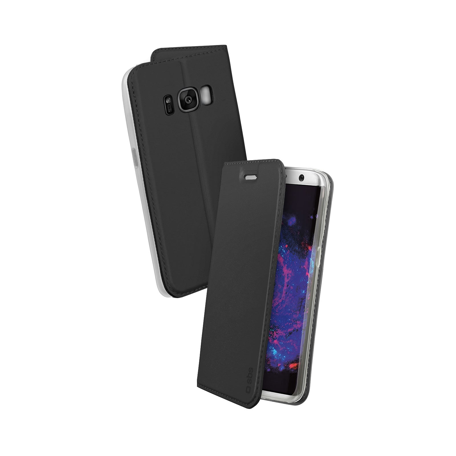Custodia book con funzione stand per Samsung Galaxy S8