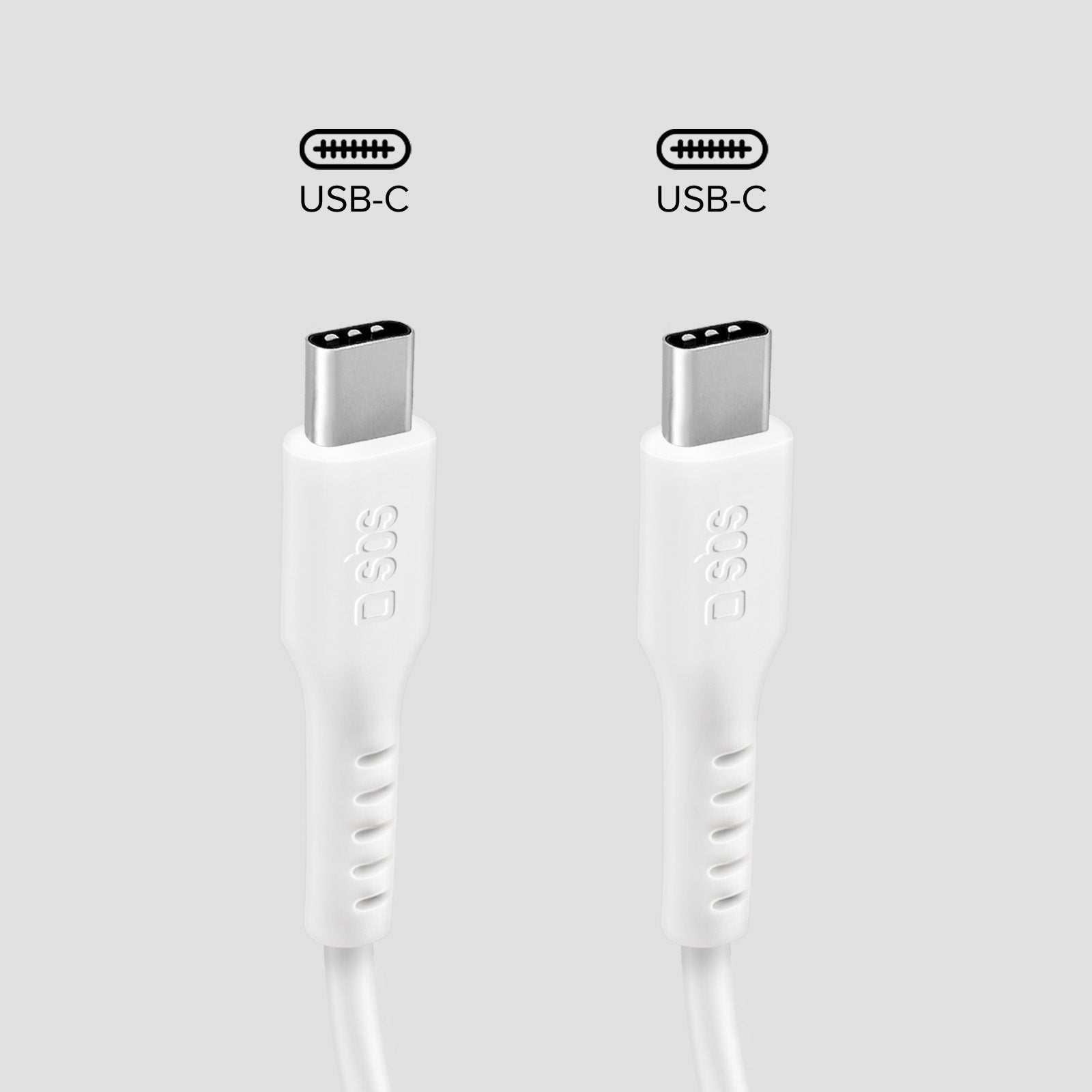 USB-C - USB-C 1 metre data and charging cable