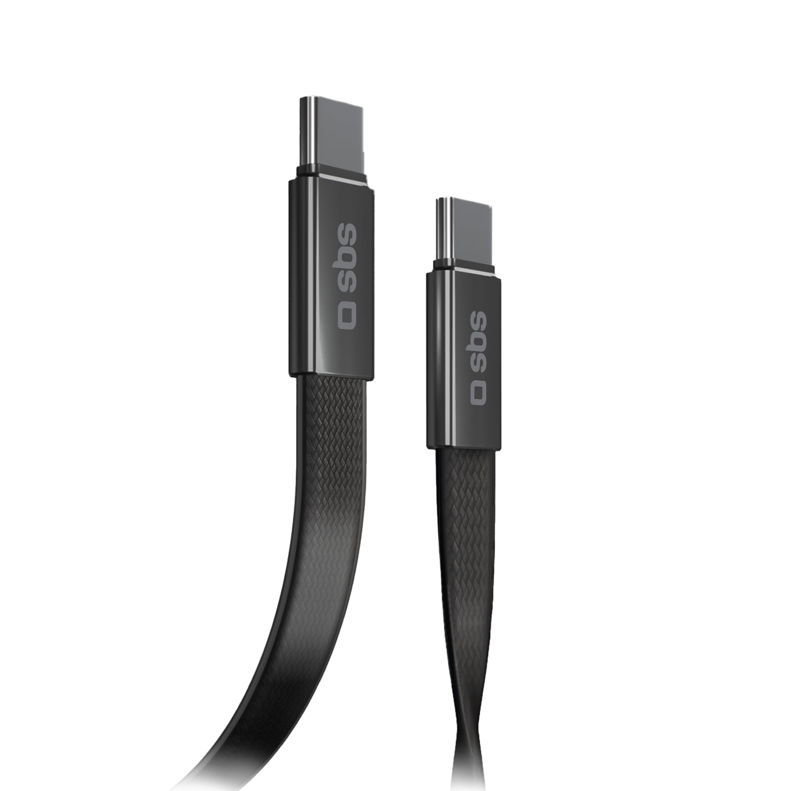 El cable de carga y datos, con conectores USB-C 2.0, 1 m