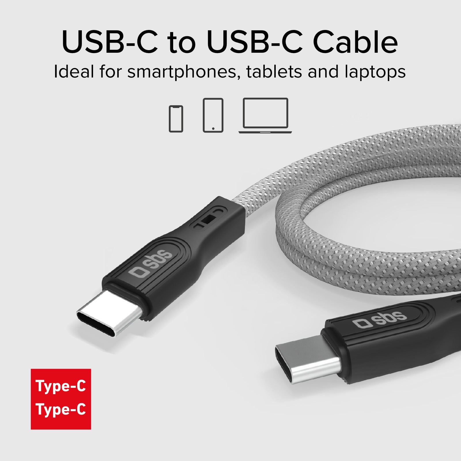 Magnetisches USB-C-auf-USB-C-Kabel, 1 Meter