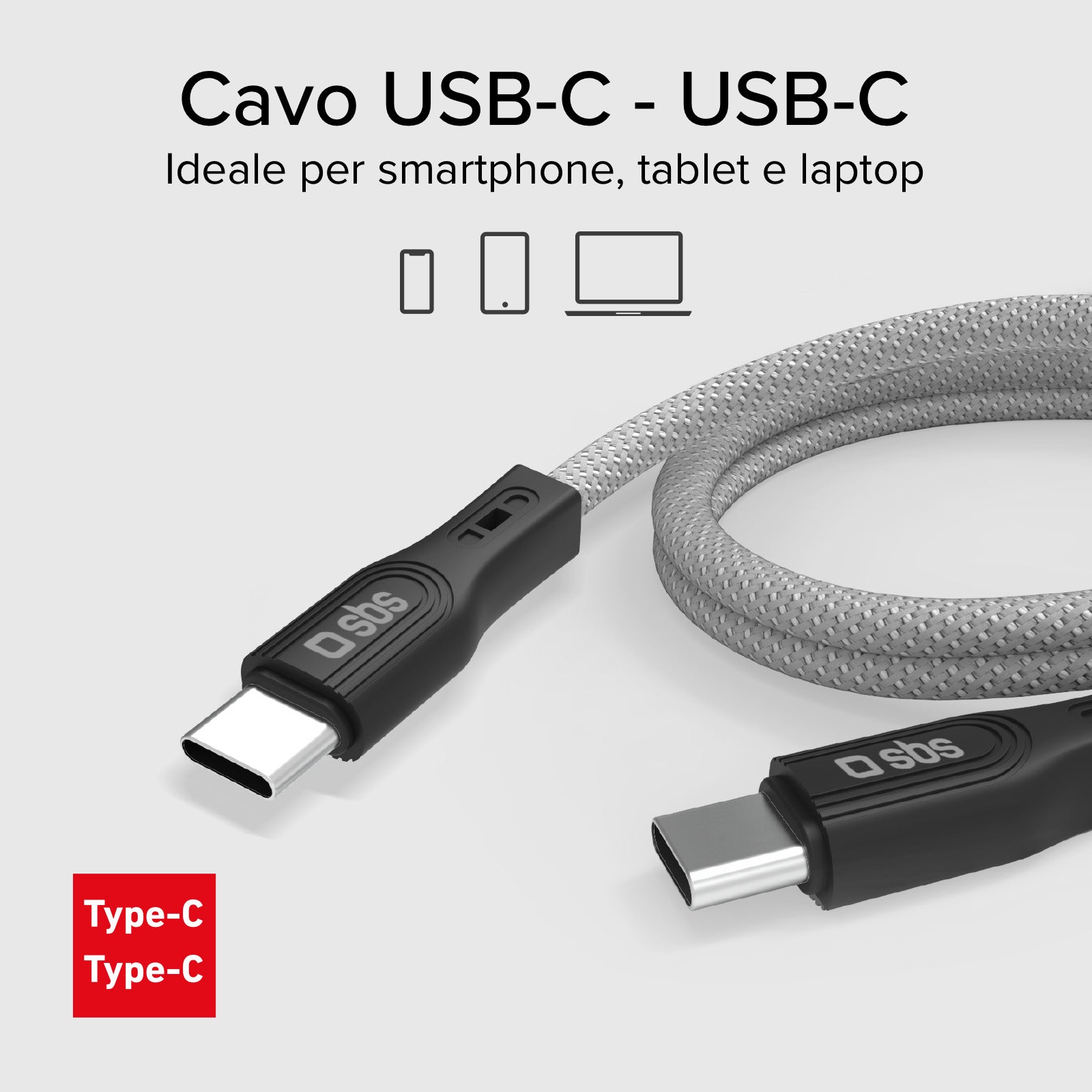 Magnetisches USB-C-auf-USB-C-Kabel, 1 Meter