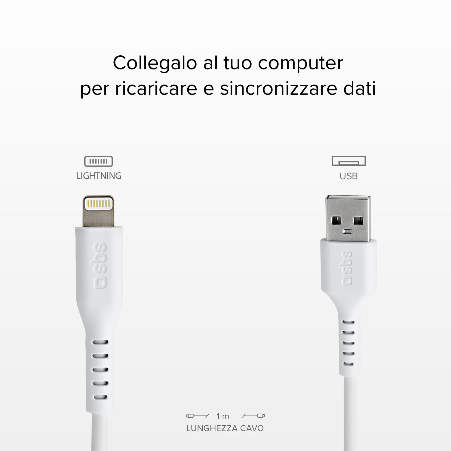 Cavo dati e ricarica USB - Lightning