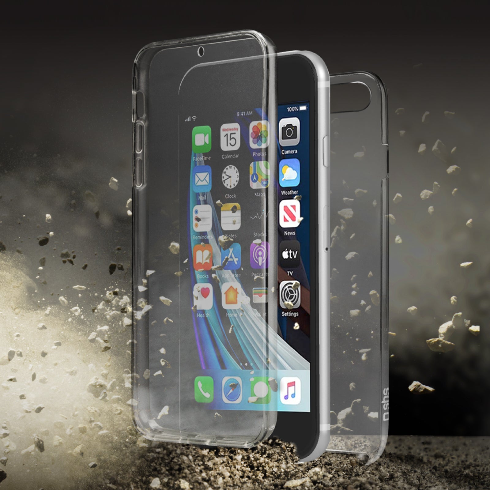 Cover Full Body 360° per iPhone SE 2022/SE 2020/8/7 – Unbreakable Collection