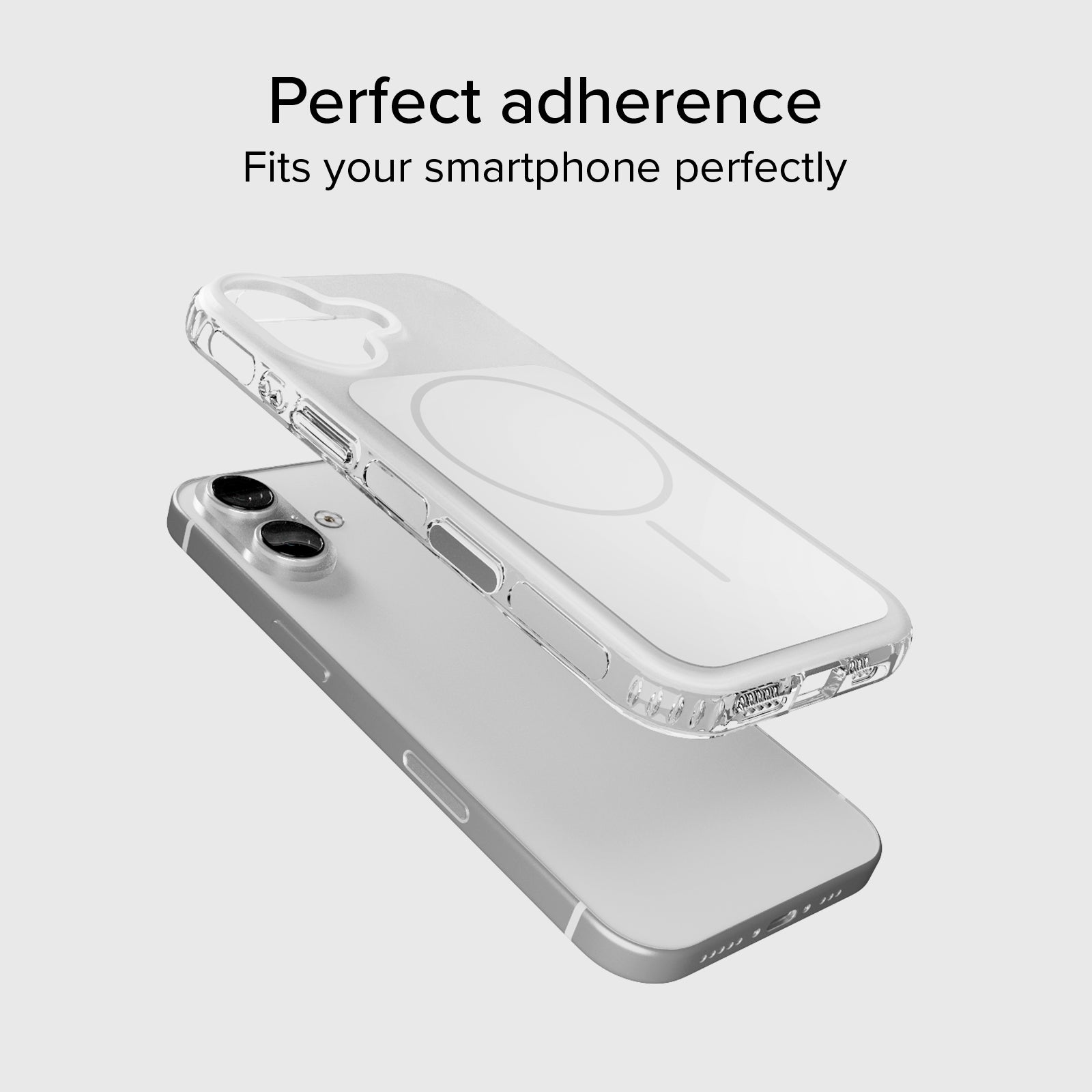 MagSafe compatible magnetic case with shockproof corners for iPhone 17