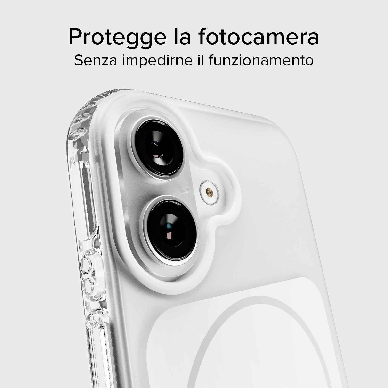 MagSafe compatible magnetic case with shockproof corners for iPhone 17