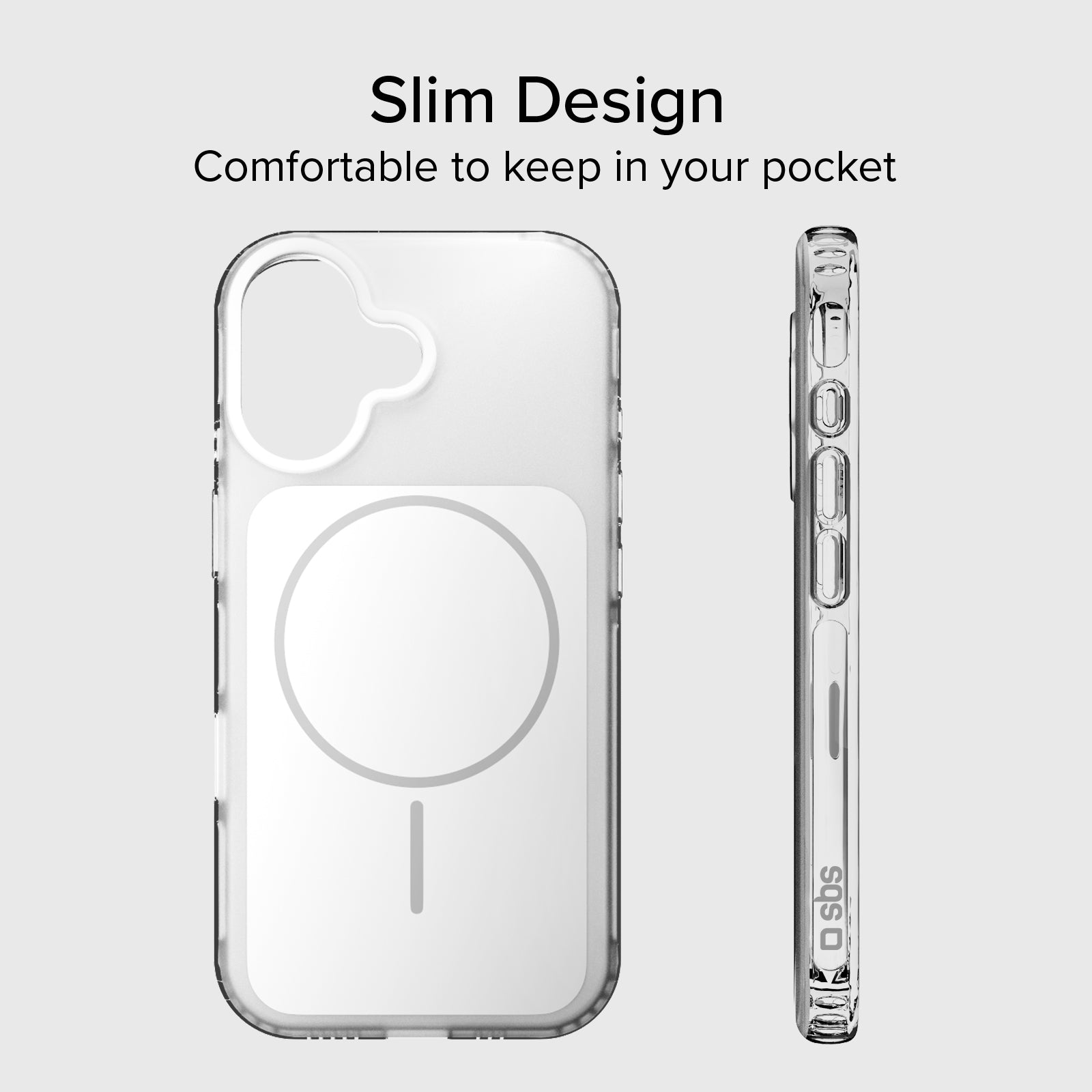 MagSafe compatible magnetic case with shockproof corners for iPhone 17