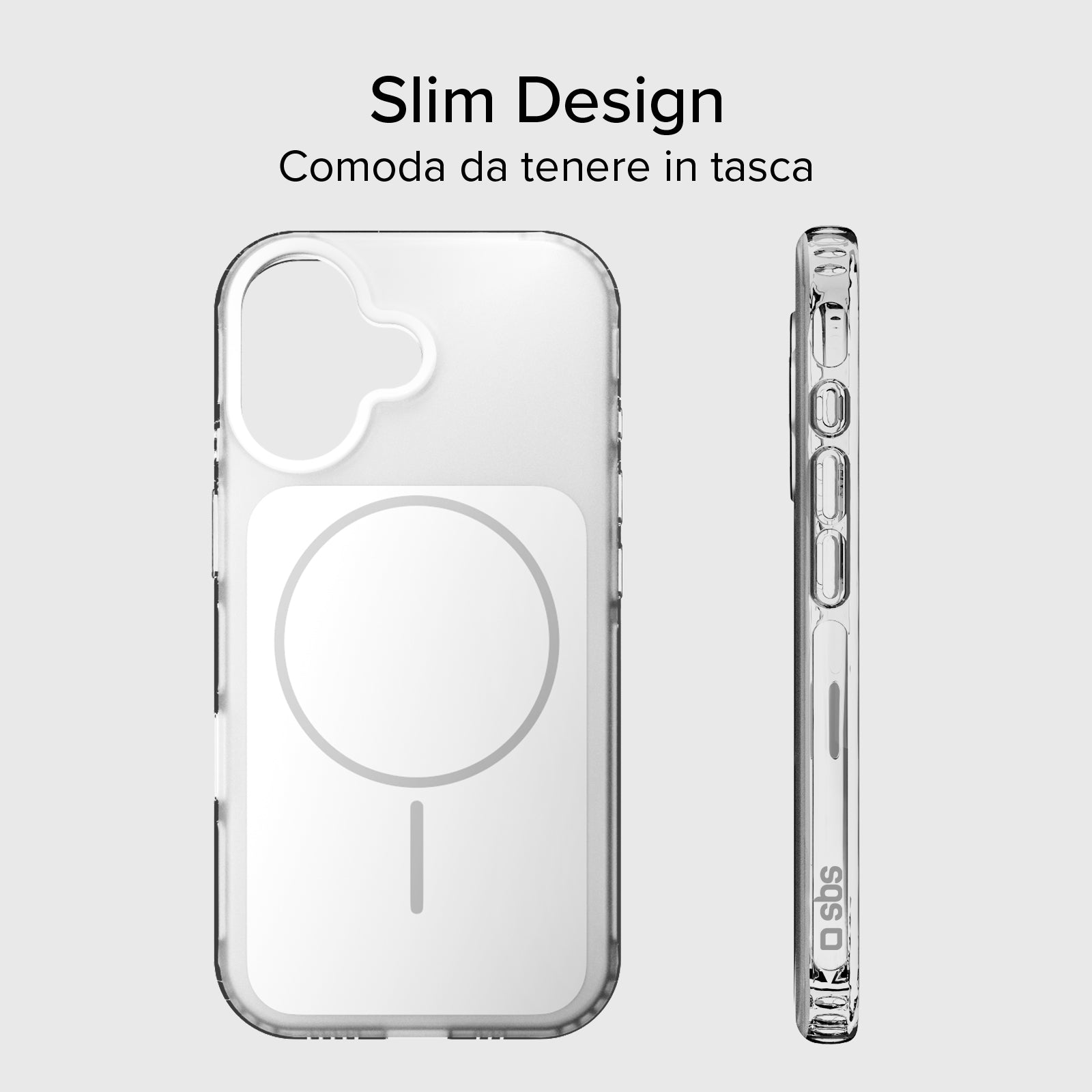 MagSafe compatible magnetic case with shockproof corners for iPhone 17