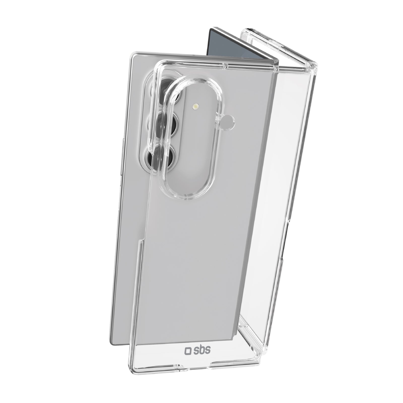 Funda híbrida para Samsung Z Fold 7, funda Fold transparente