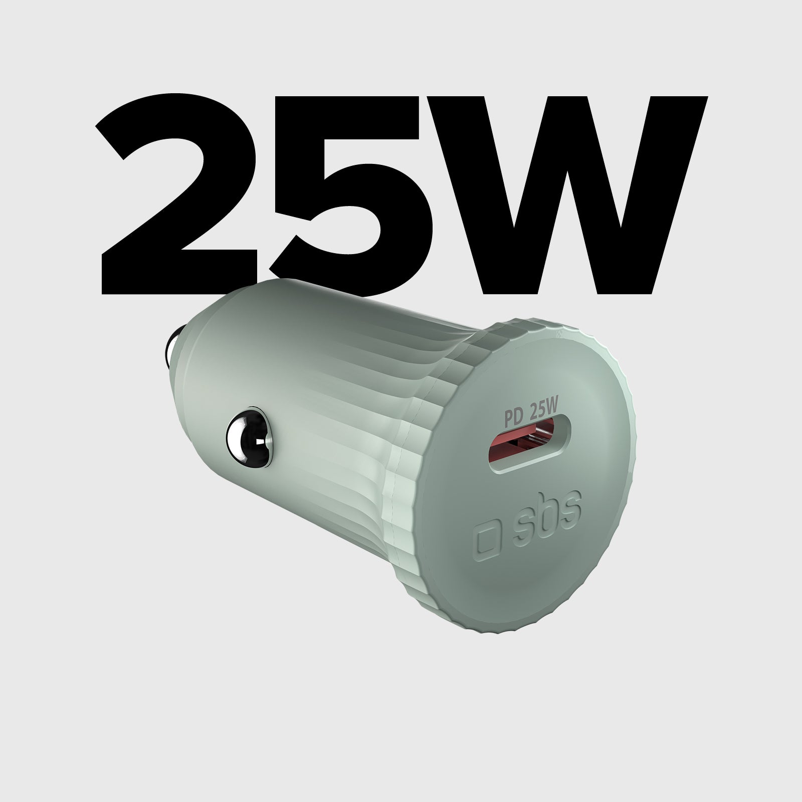 Caricatore caricabatterie da auto con materiale riciclato GRS