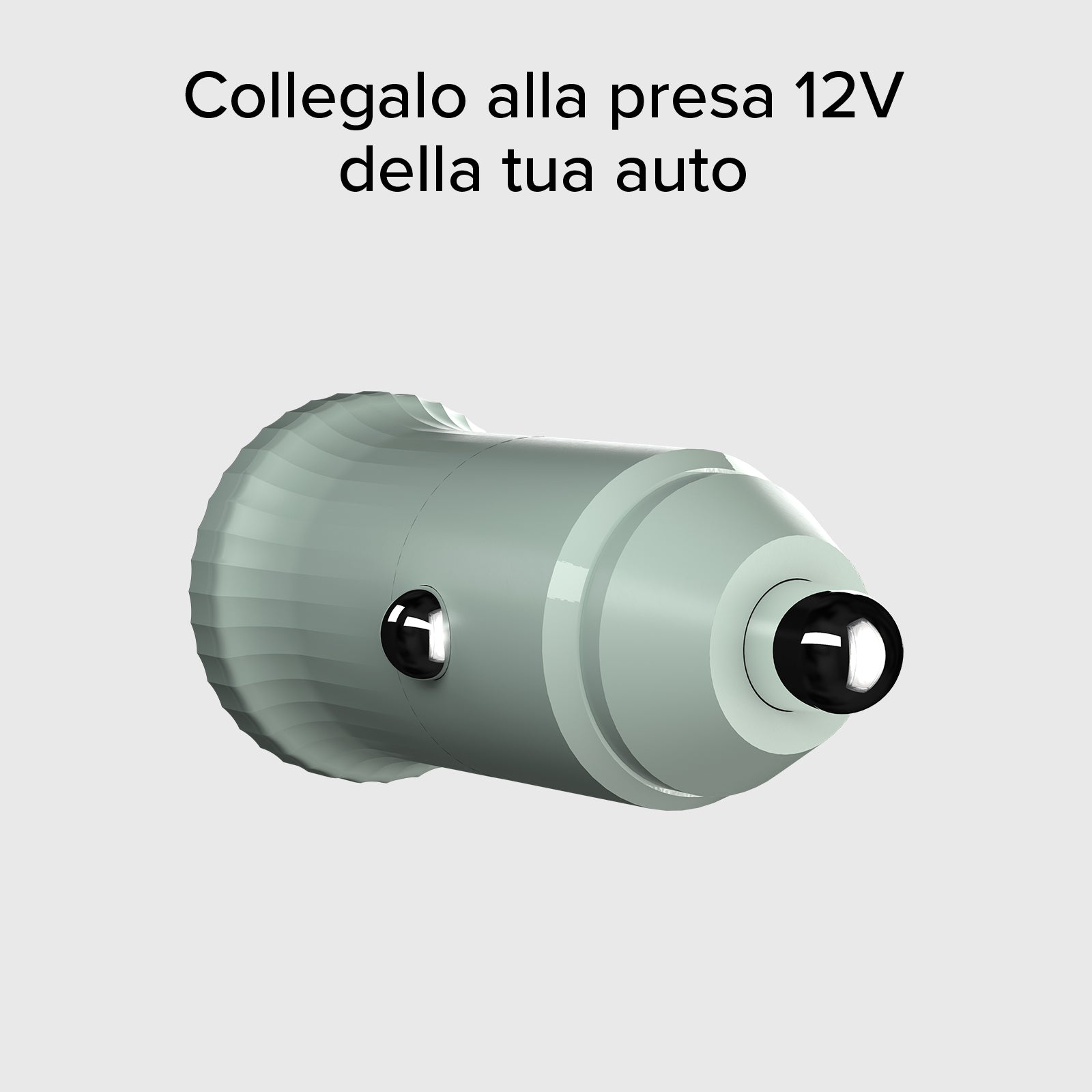 Cargador de coche con material reciclado GRS