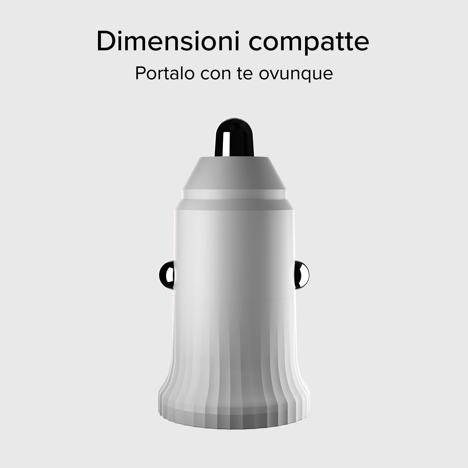 Cargador de coche con material reciclado GRS