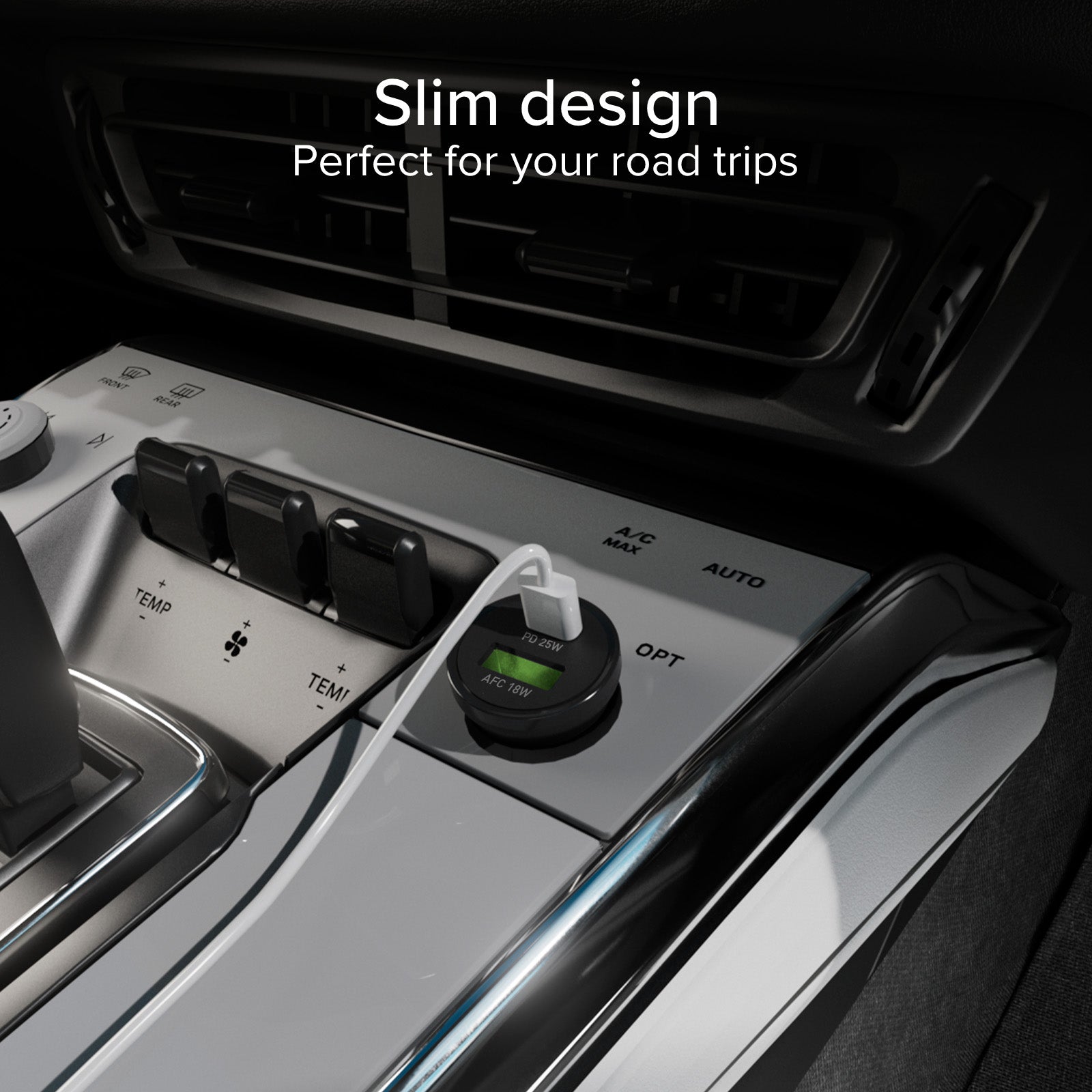 Ladegerät fürs Auto – 25 Watt ultraschnelles Laden mit Power Delivery (PD)