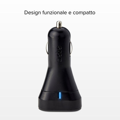 Caricabatterie da auto Type-C – USB da 2.1A