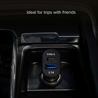 Chargeur de voiture Type C -  USB à 3.1A