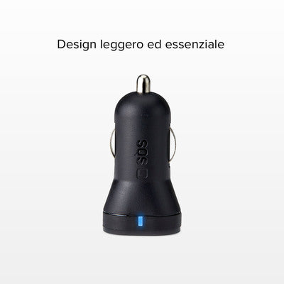 Mini caricatore auto 5 Watt - Ricarica standard con porta USB universale