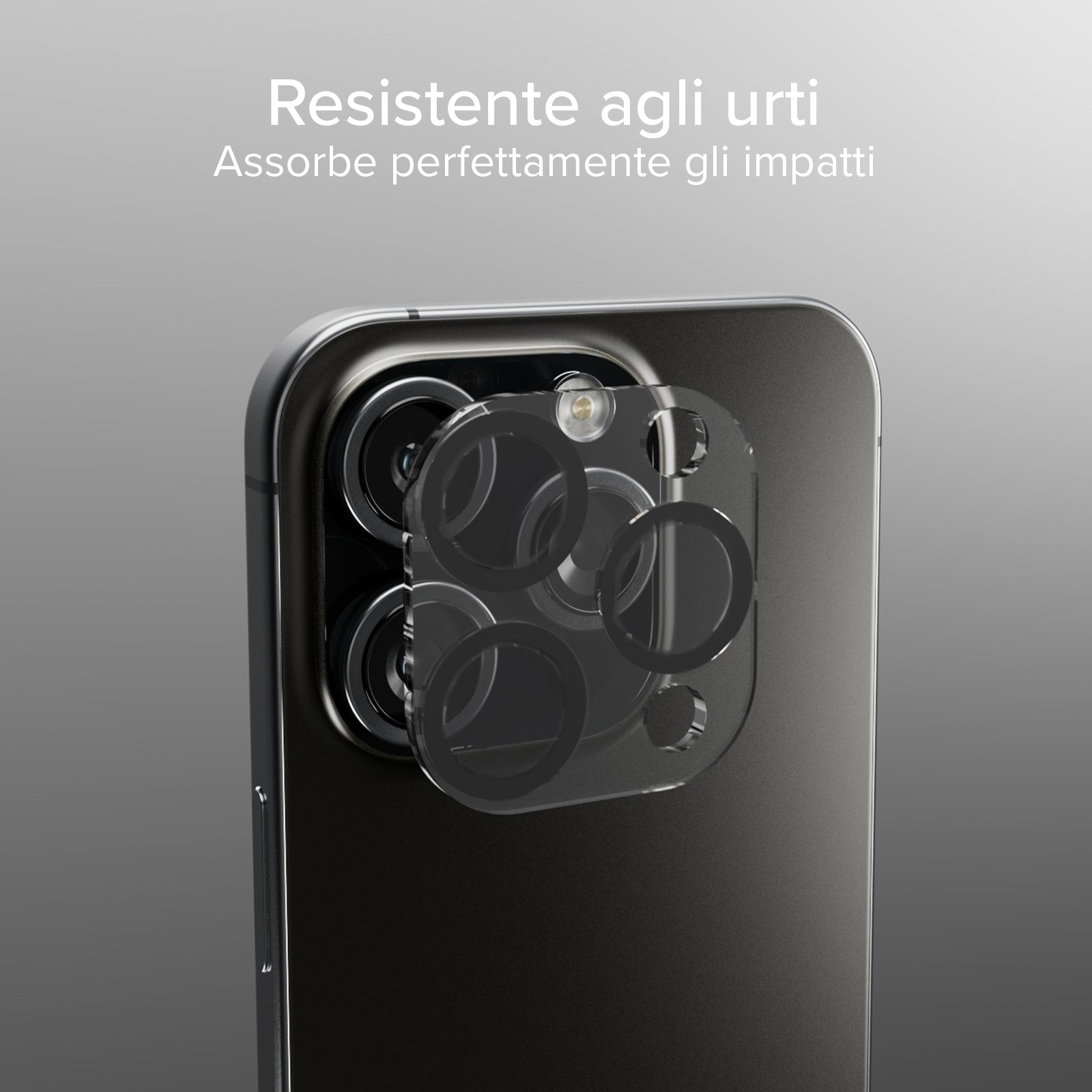 Vetro per fotocamera dell'iPhone 16 Pro/iPhone 16 Pro Max, con materiale D3O