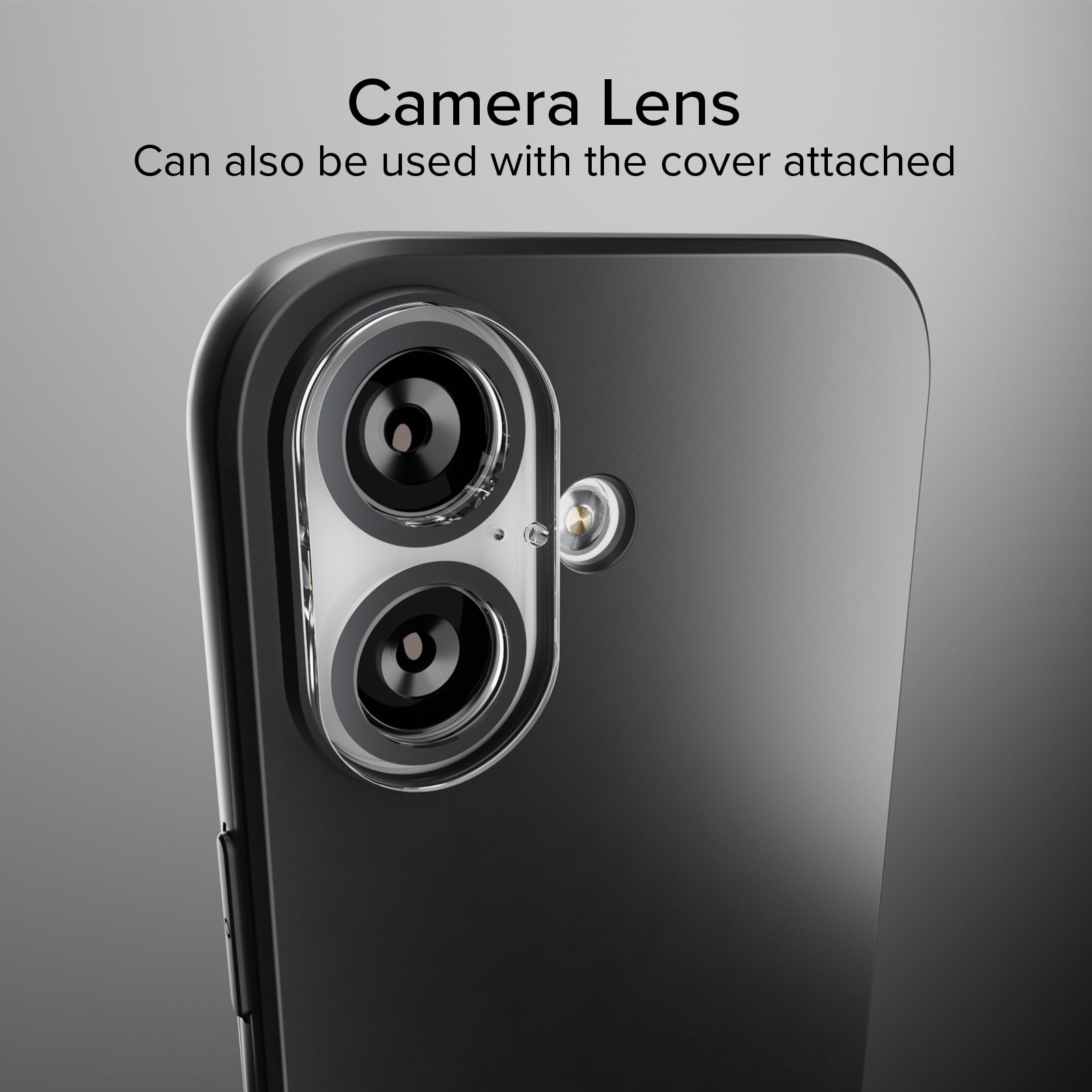 Cristal de cámara para iPhone 17, con material D3O