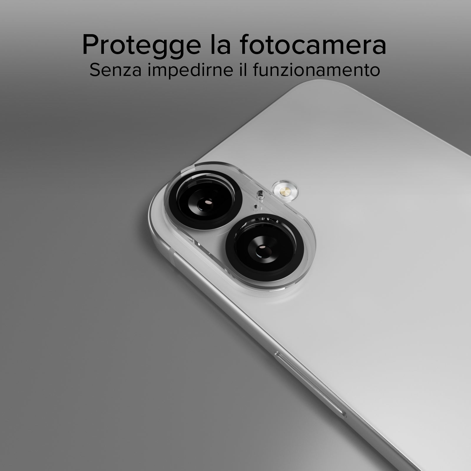 Cristal de cámara para iPhone 17, con material D3O