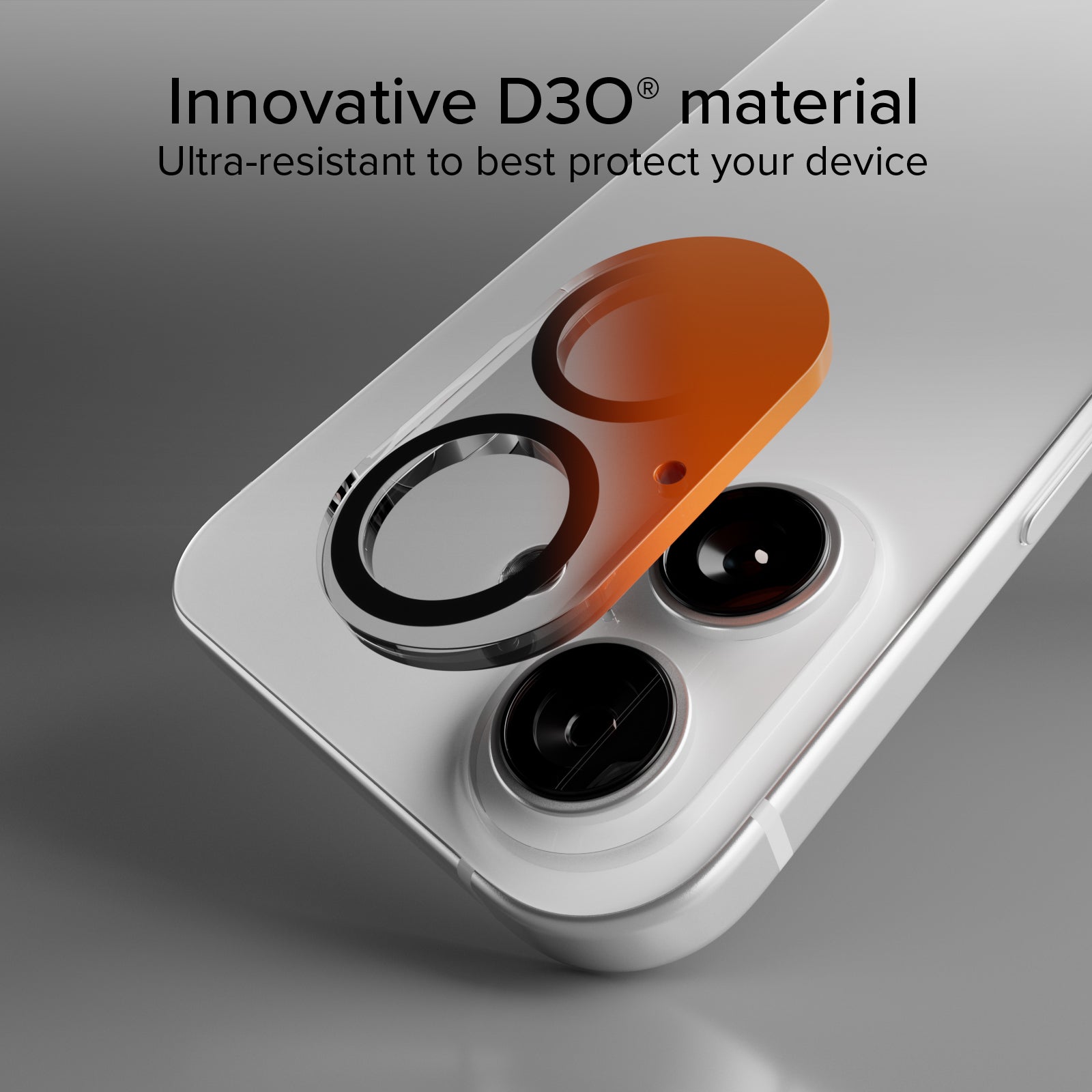 Cristal de cámara para iPhone 17, con material D3O