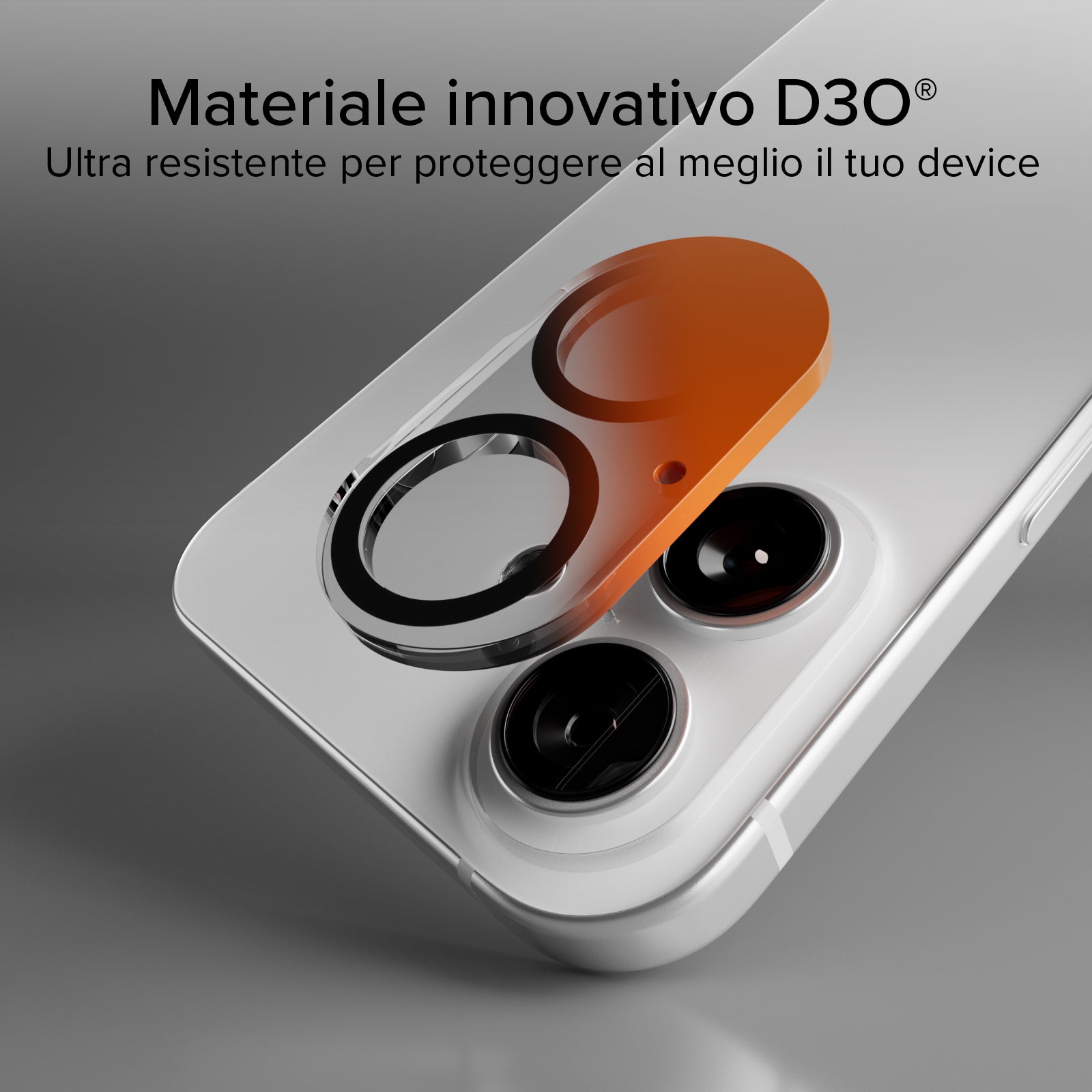 Vetro per fotocamera dell'iPhone 17, con materiale D3O