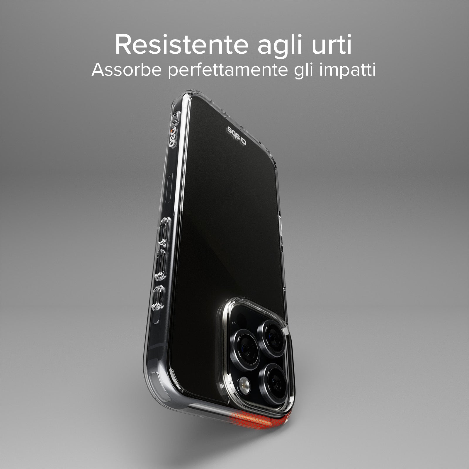 Cover ultraresistente per iPhone 16 Pro con tecnologia D3O