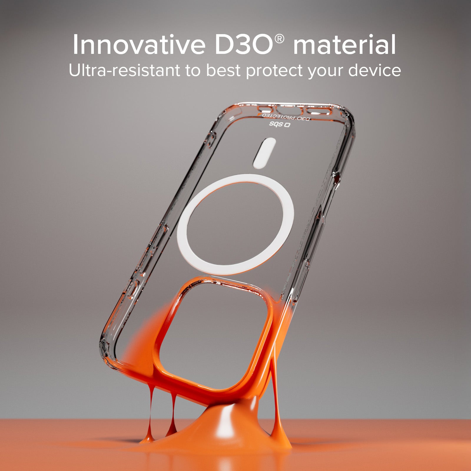 Cover ultraresistente per iPhone 15 Pro Max con tecnologia D3O
