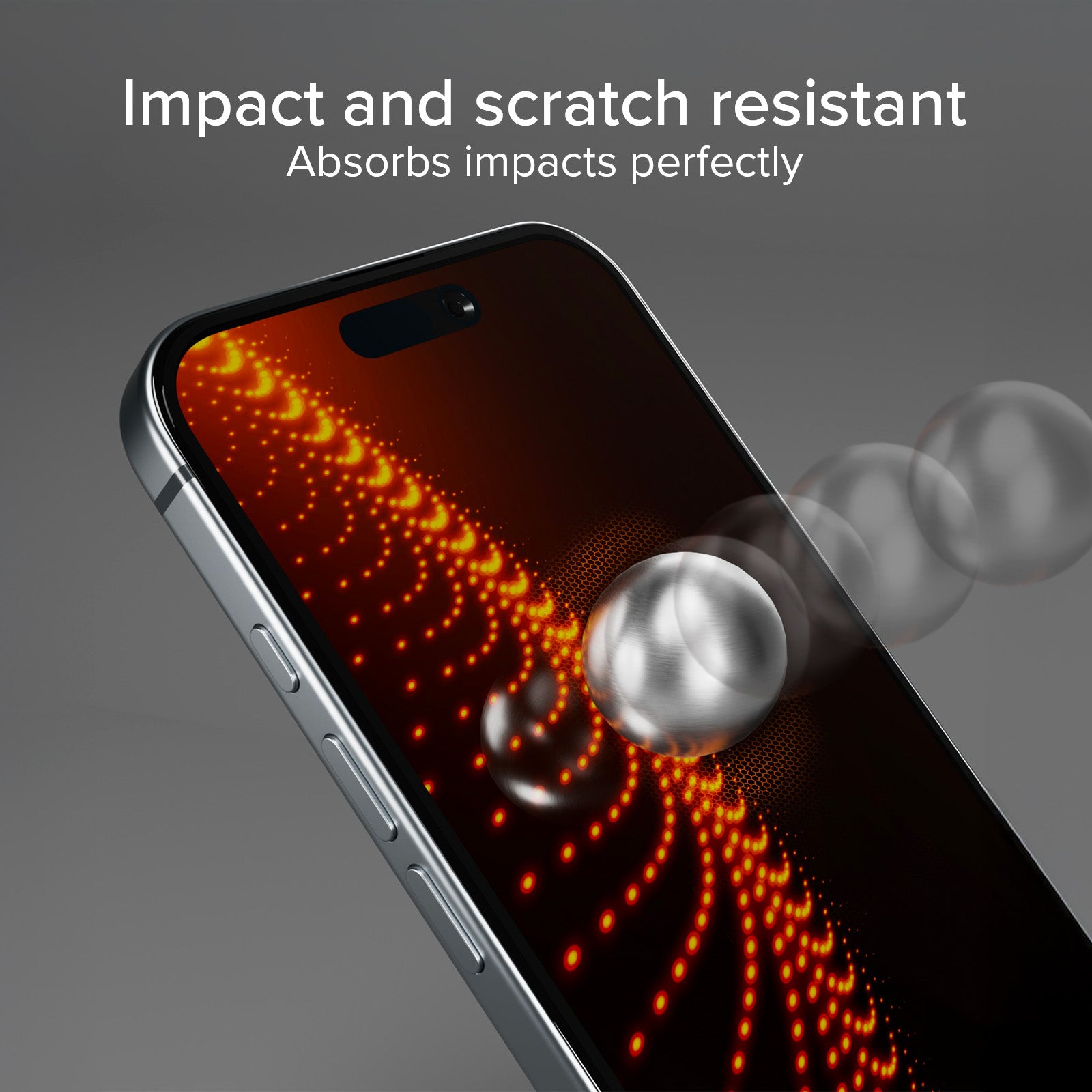 Ultra-strong screen protector for iPhone 16 Pro Max with D3O technology