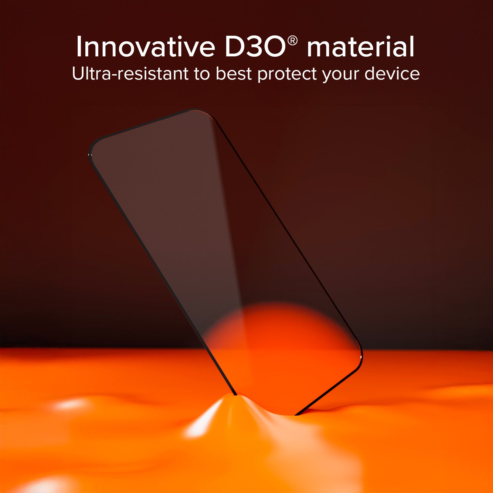 Ultra-strong screen protector for iPhone 16 Pro Max with D3O technology