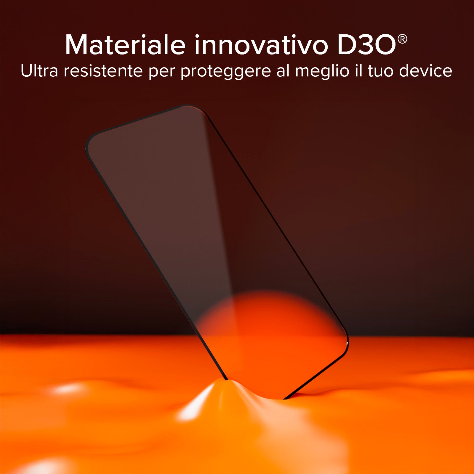 Ultra-strong screen protector for iPhone 16 Pro Max with D3O technology