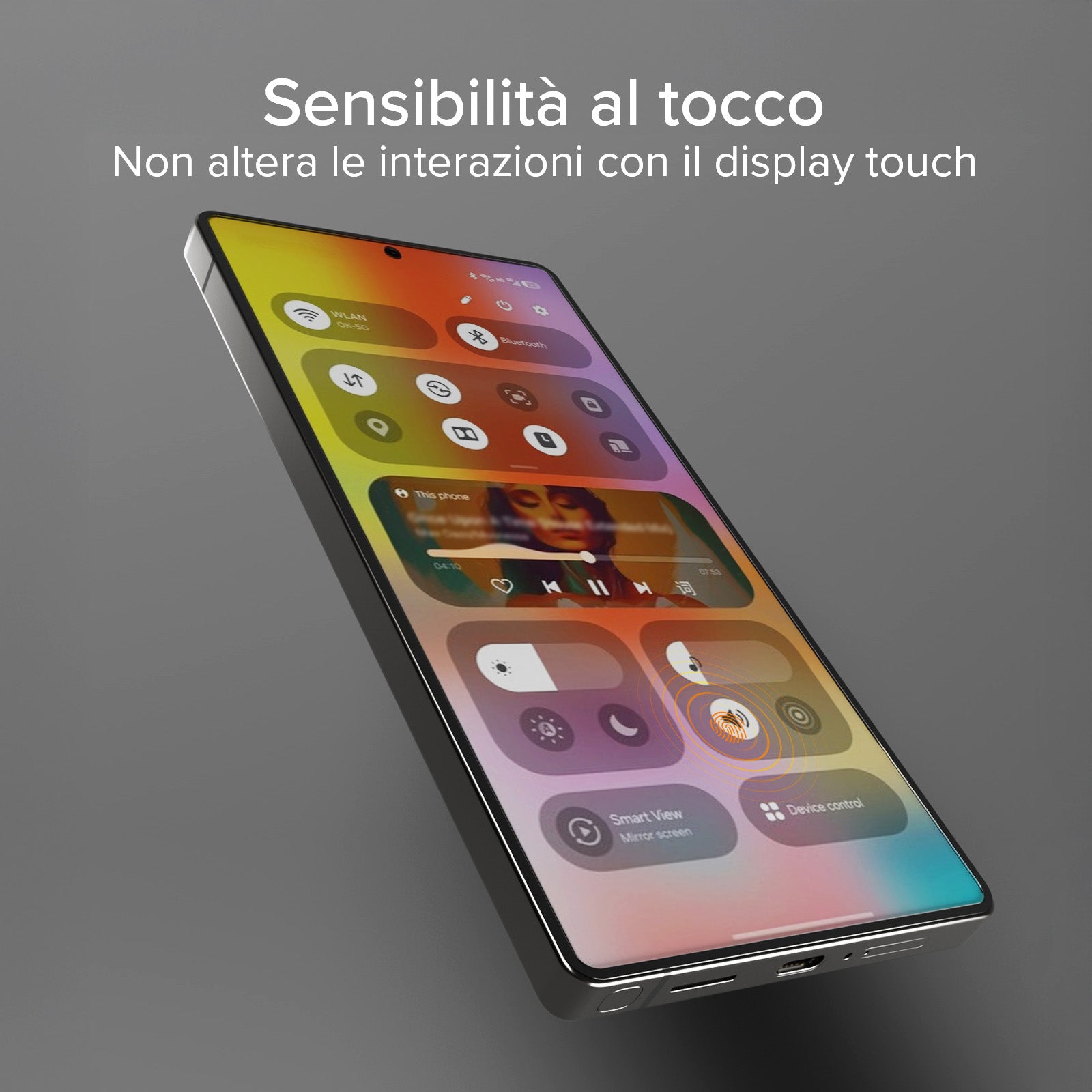 Vetrino ultraresistente per Samsung S25 Ultra con tecnologia D3O