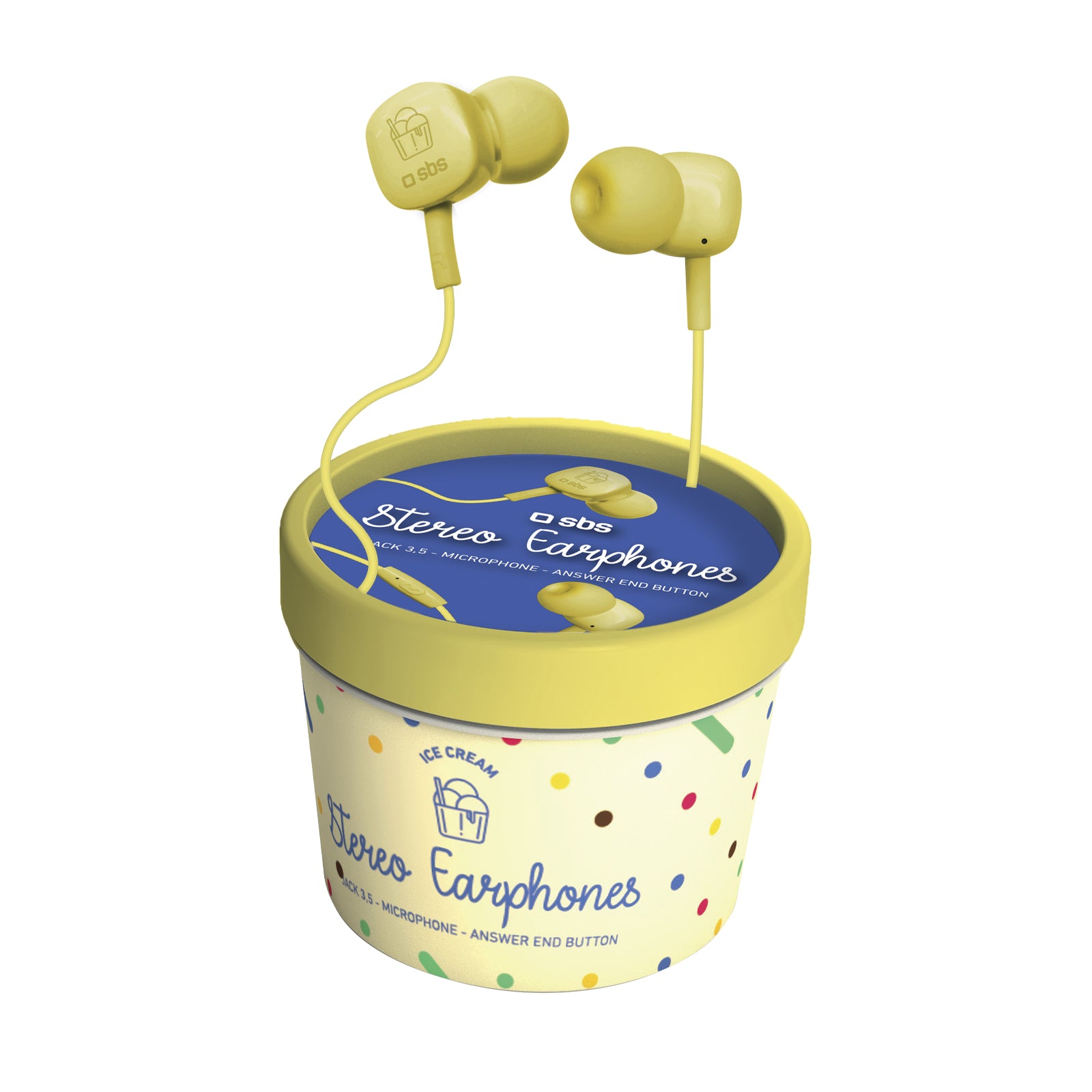 Auriculares con cable Ice Cream