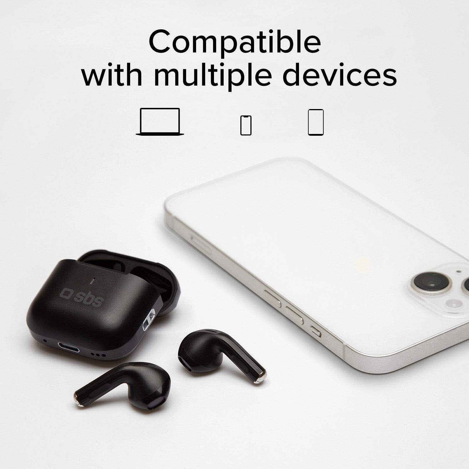 Auricolari TWS con custodia di ricarica da 250 mAh