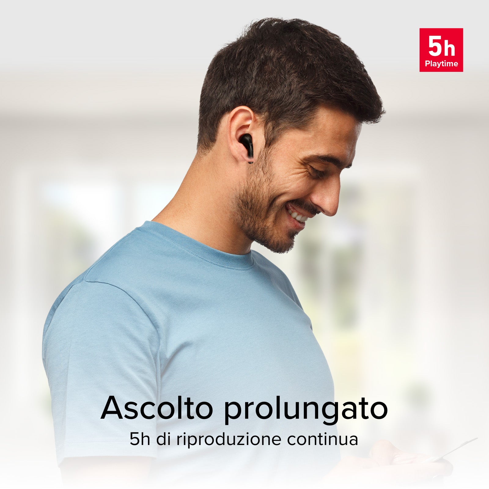 Auricolari TWS con custodia di ricarica da 250 mAh